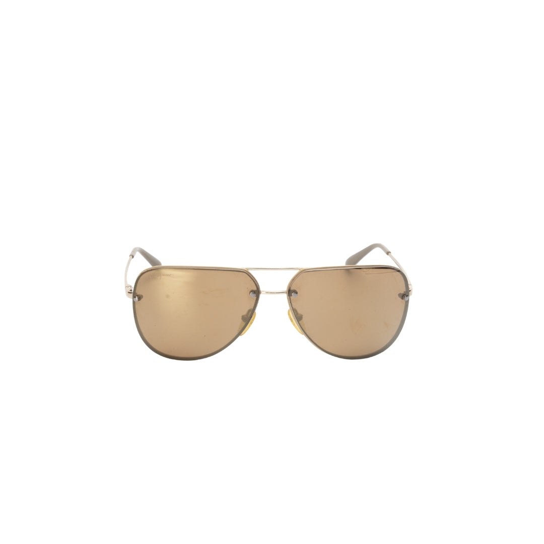 Salvatore Ferragamo Aviator Tinted Sunglasses