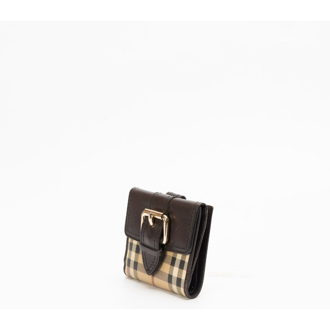 Burberry Haymarket Check Bifold Wallet