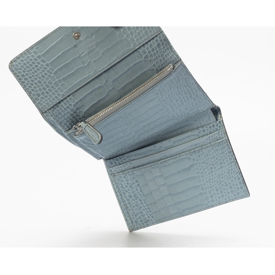 Montblanc Blue Flap Wallet