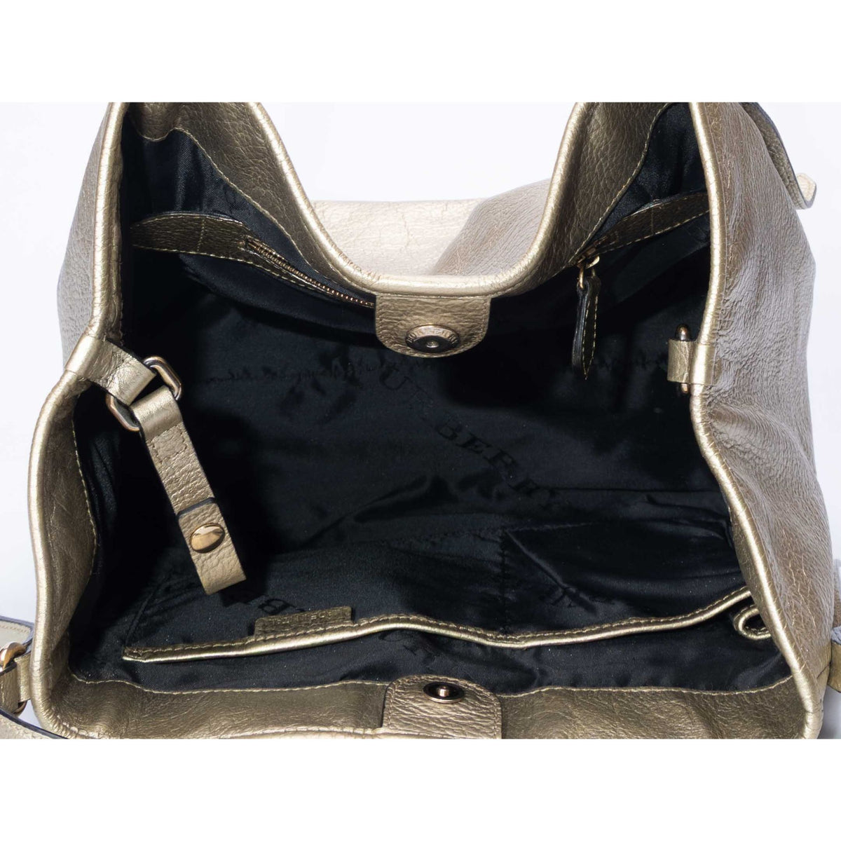 Burberry Canterbury Metallic Grained Tote