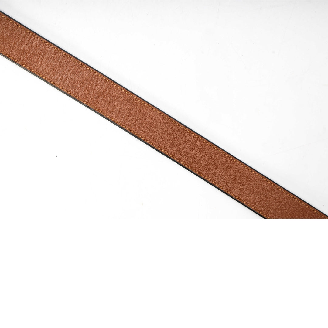 Coach Signature Buckle Reversible Belt