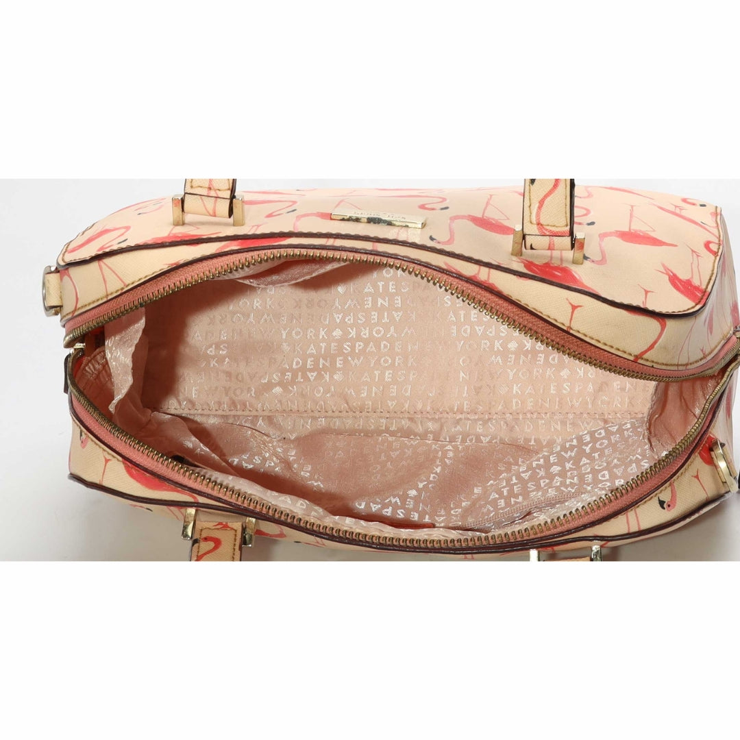 Kate Spade Felix Newbury Lane Flamingo Satchel