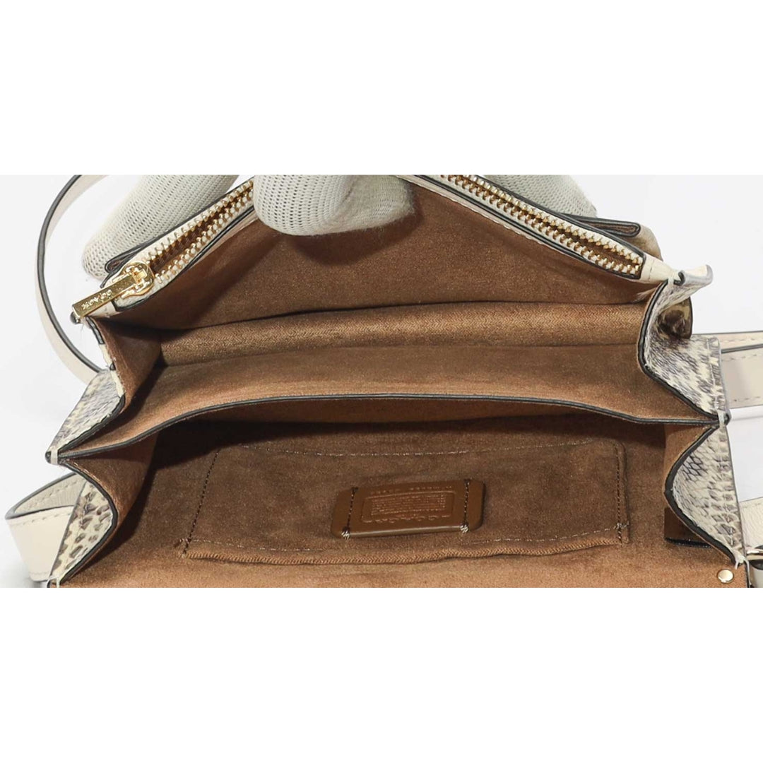 Coach Klare Rivets Foldover Belt Crossbody Bag