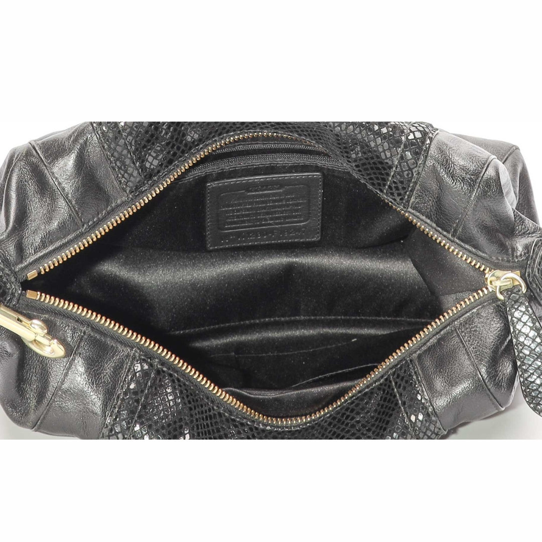 Coach Ashley Black Convertible Satchel