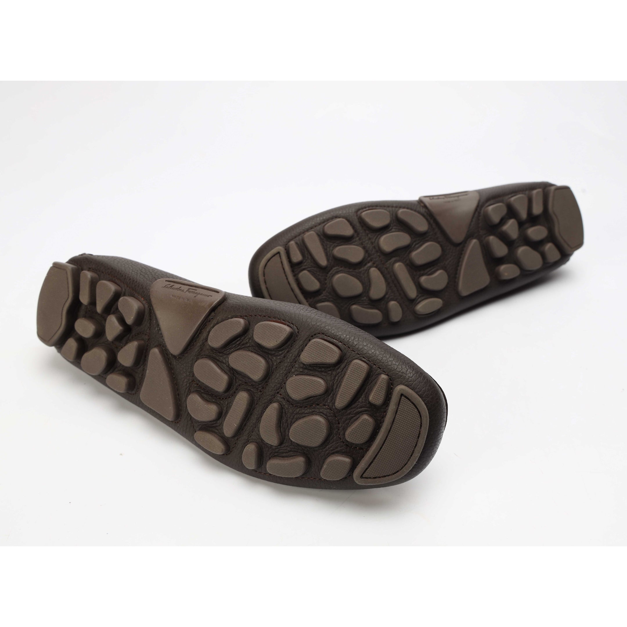 Salvatore Ferragamo Signature Round Toe Loafers