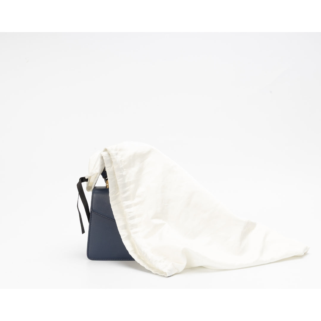 Gucci Blue Sylvie Mini Top Handle Bag