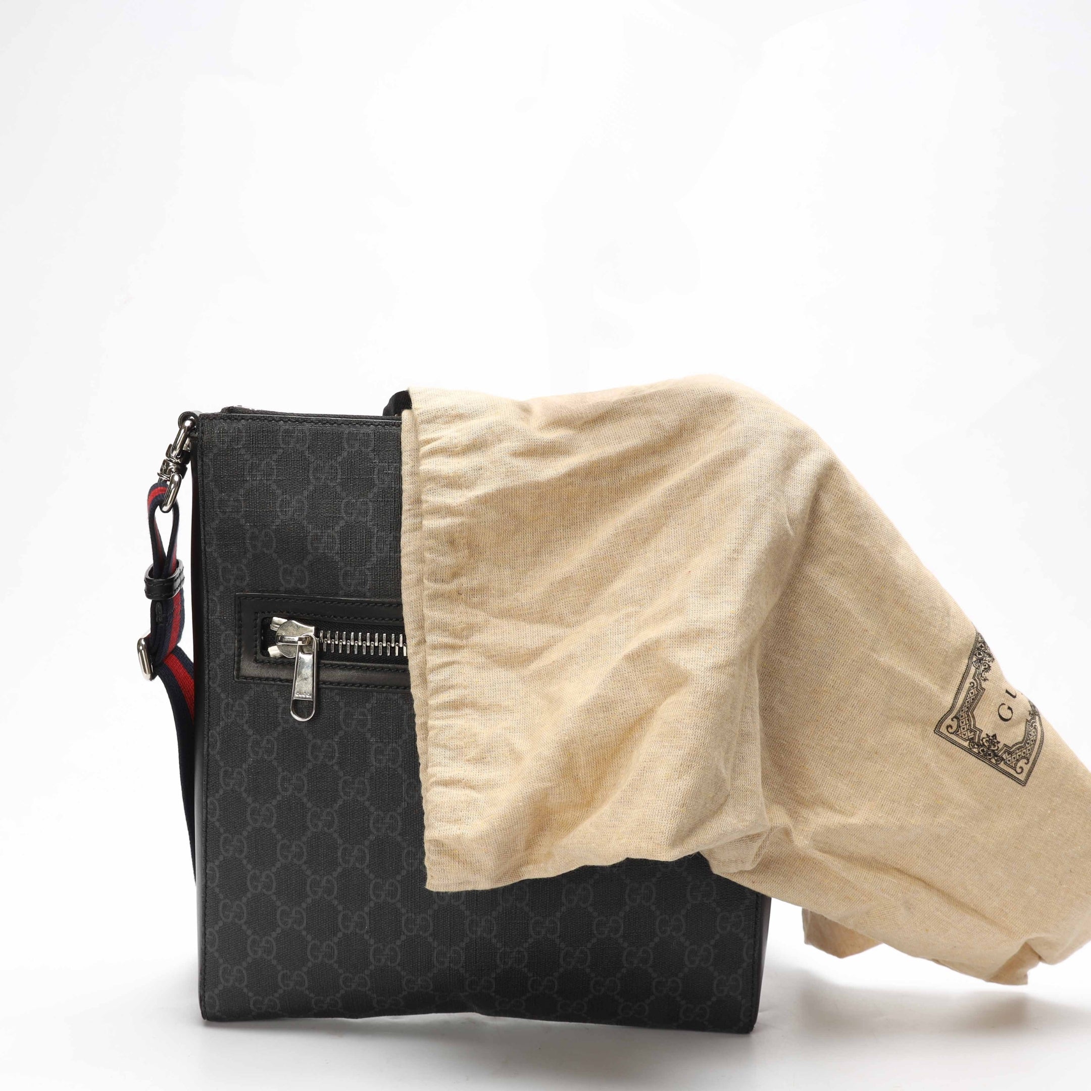 Gucci GG Black Messenger Bag