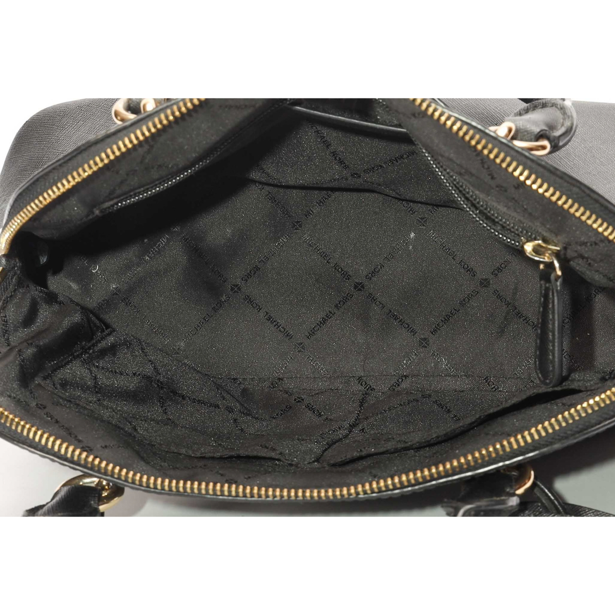 Michael Kors Jet Set Travel Black Dome Satchel