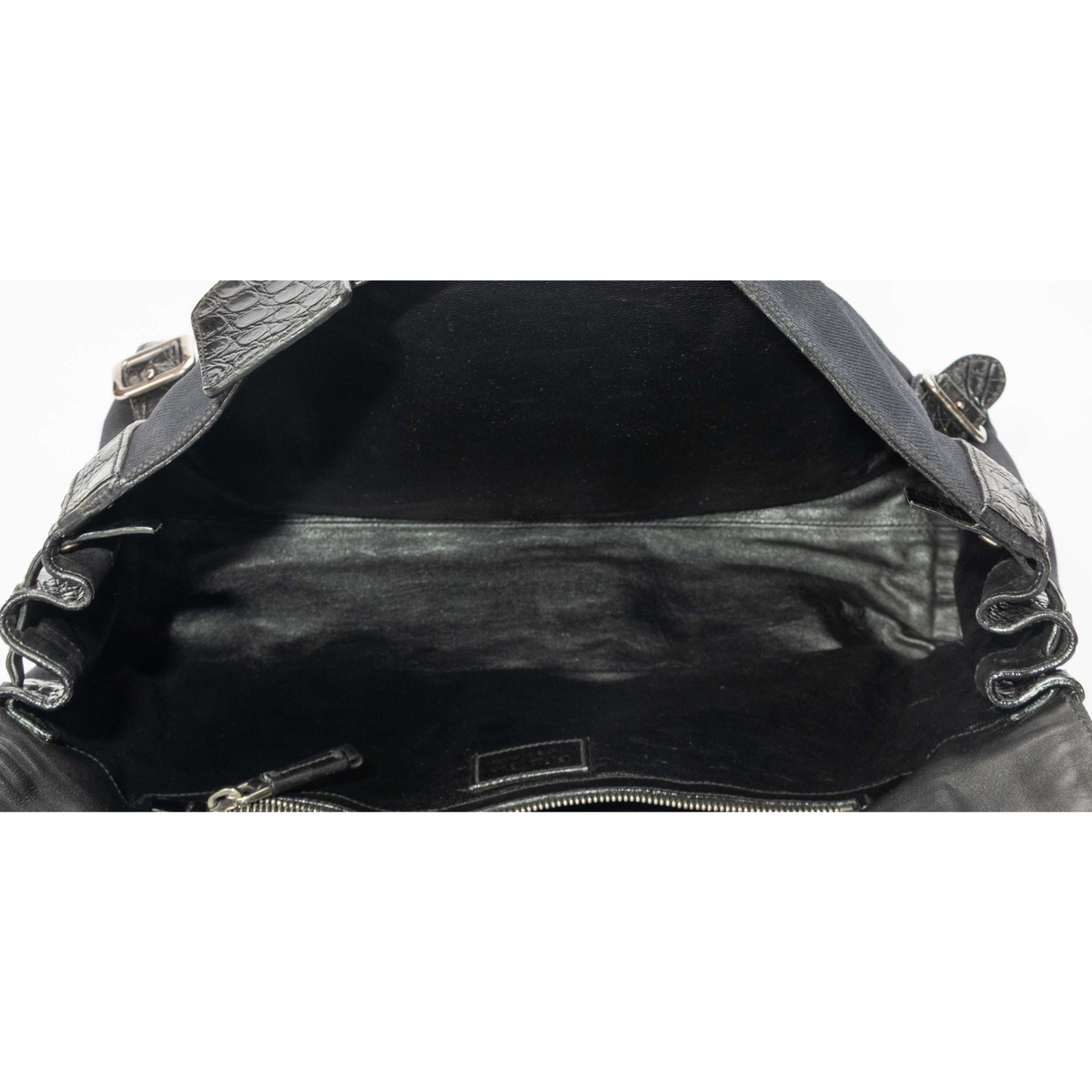 Prada Black Buckle Tote