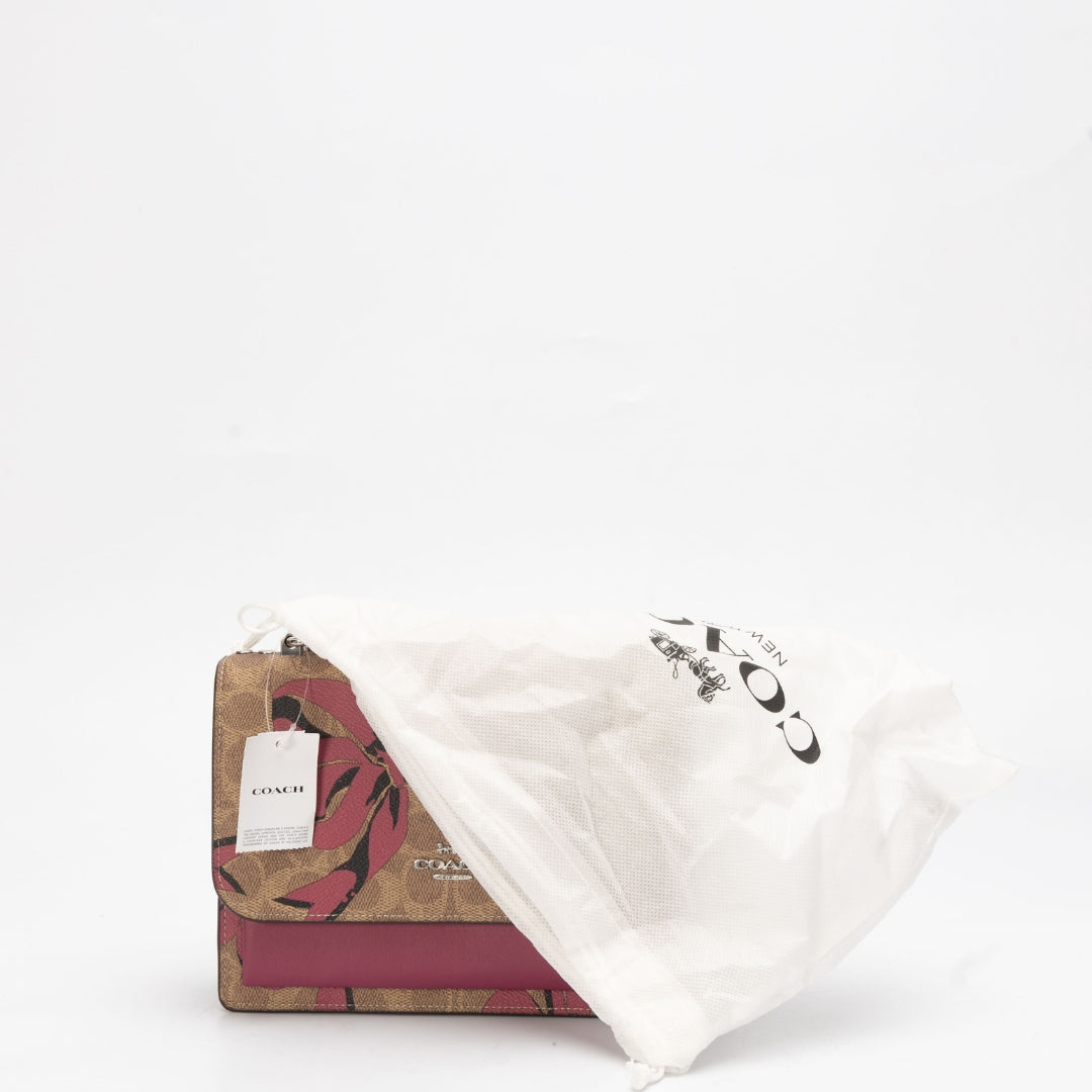 Coach Klare Bow Signature Canvas Crossbody Bag