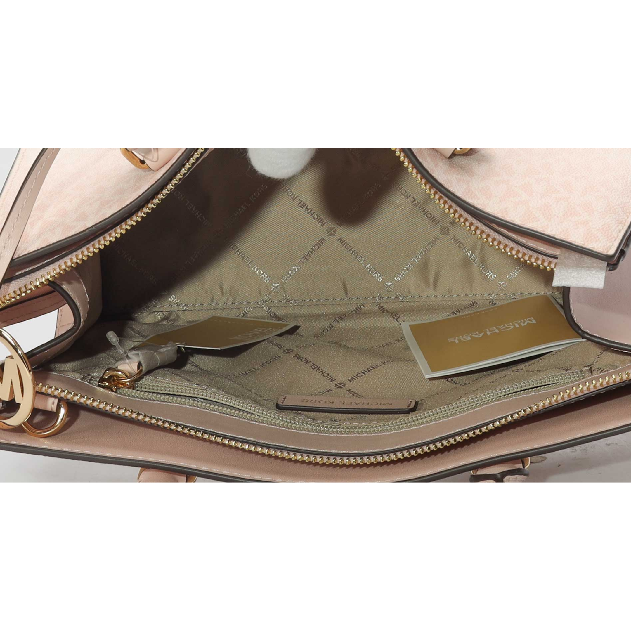 Michael Kors Pink Ombre Signature Logo Satchel