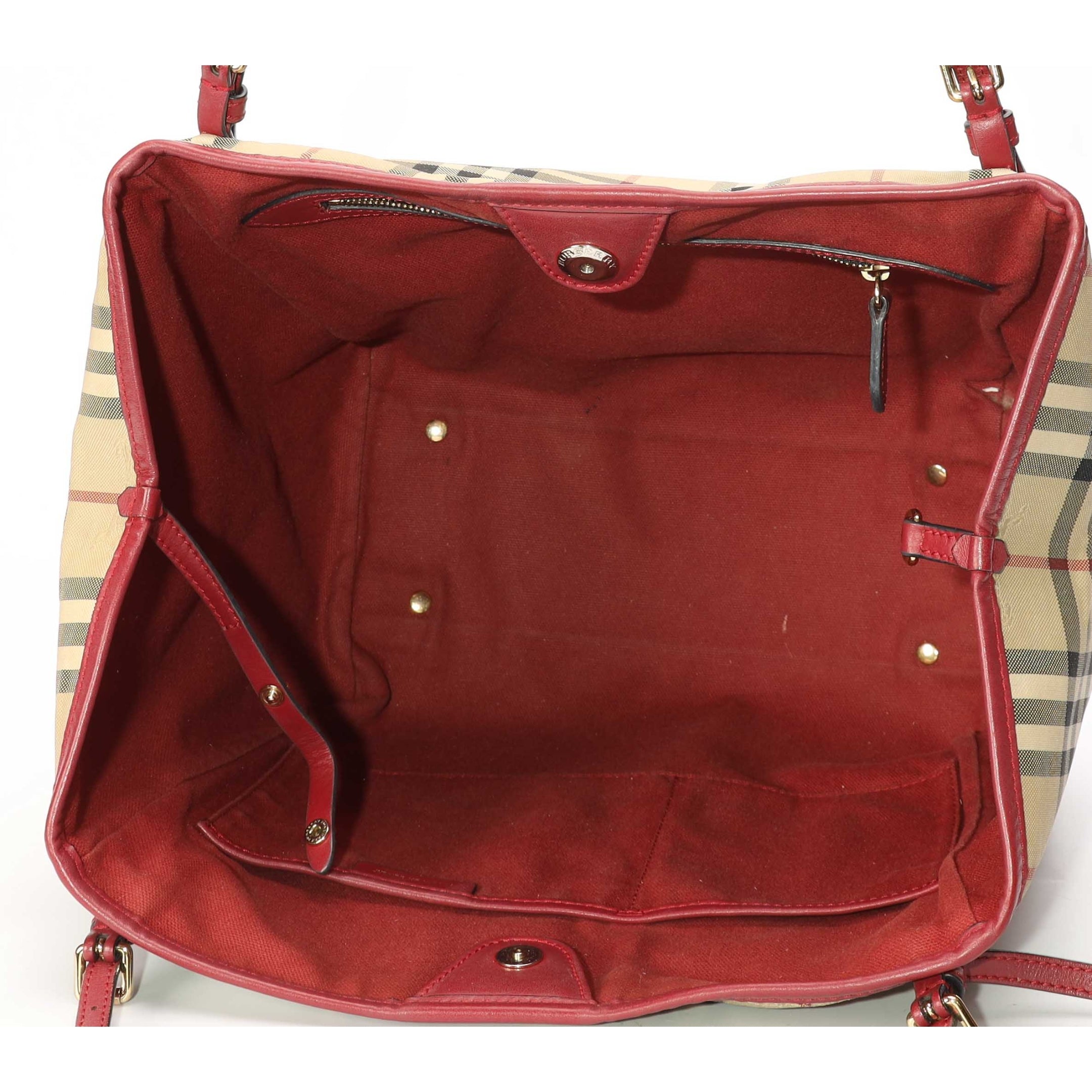Burberry Haymarket Check Canterbury Tote