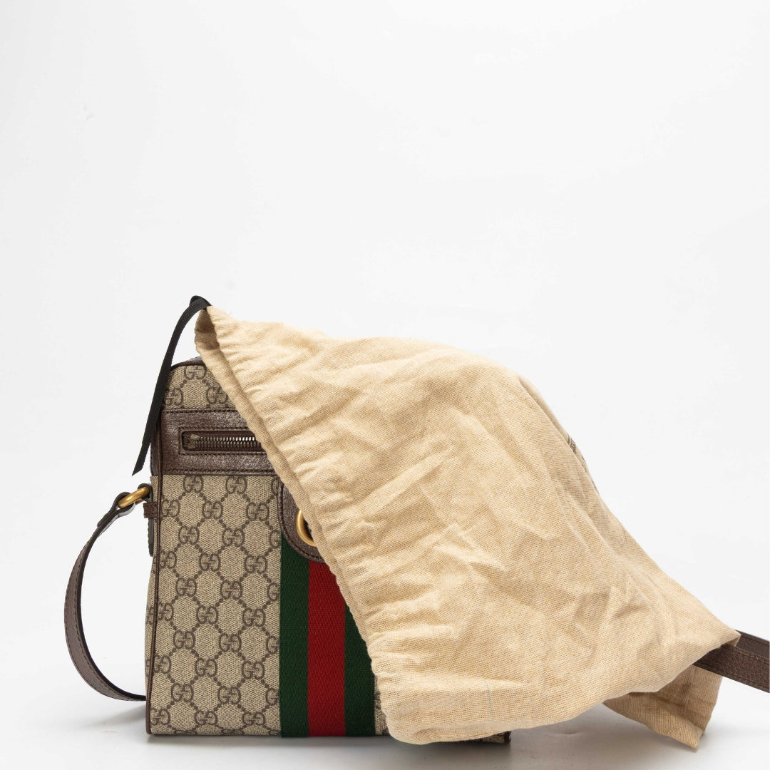 Gucci Ophidia GG Supreme Canvas Messenger Bag