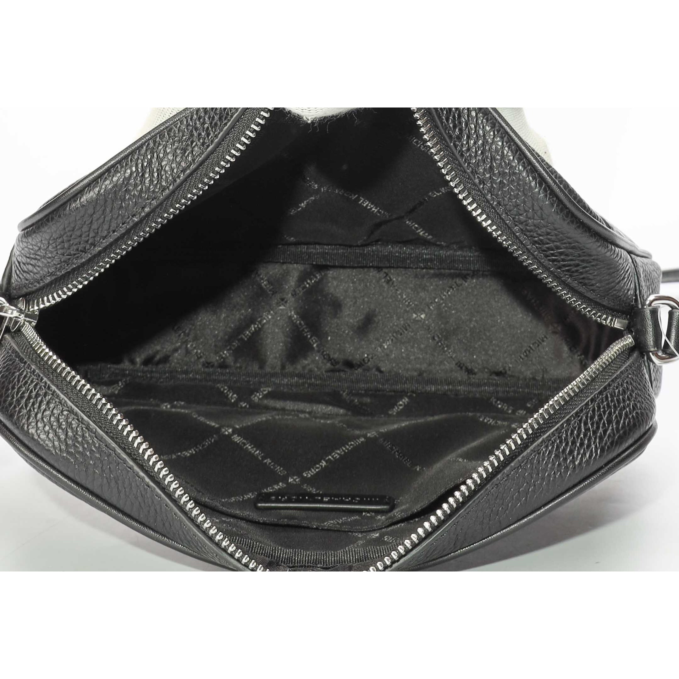 Michael Kors Jet Set Black Camera Crossbody Bag