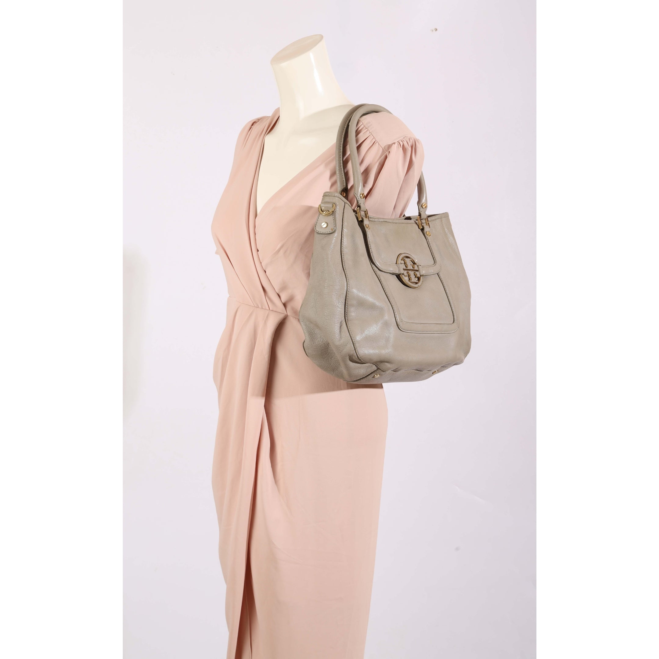Tory Burch Amanda Beige Hobo Bag