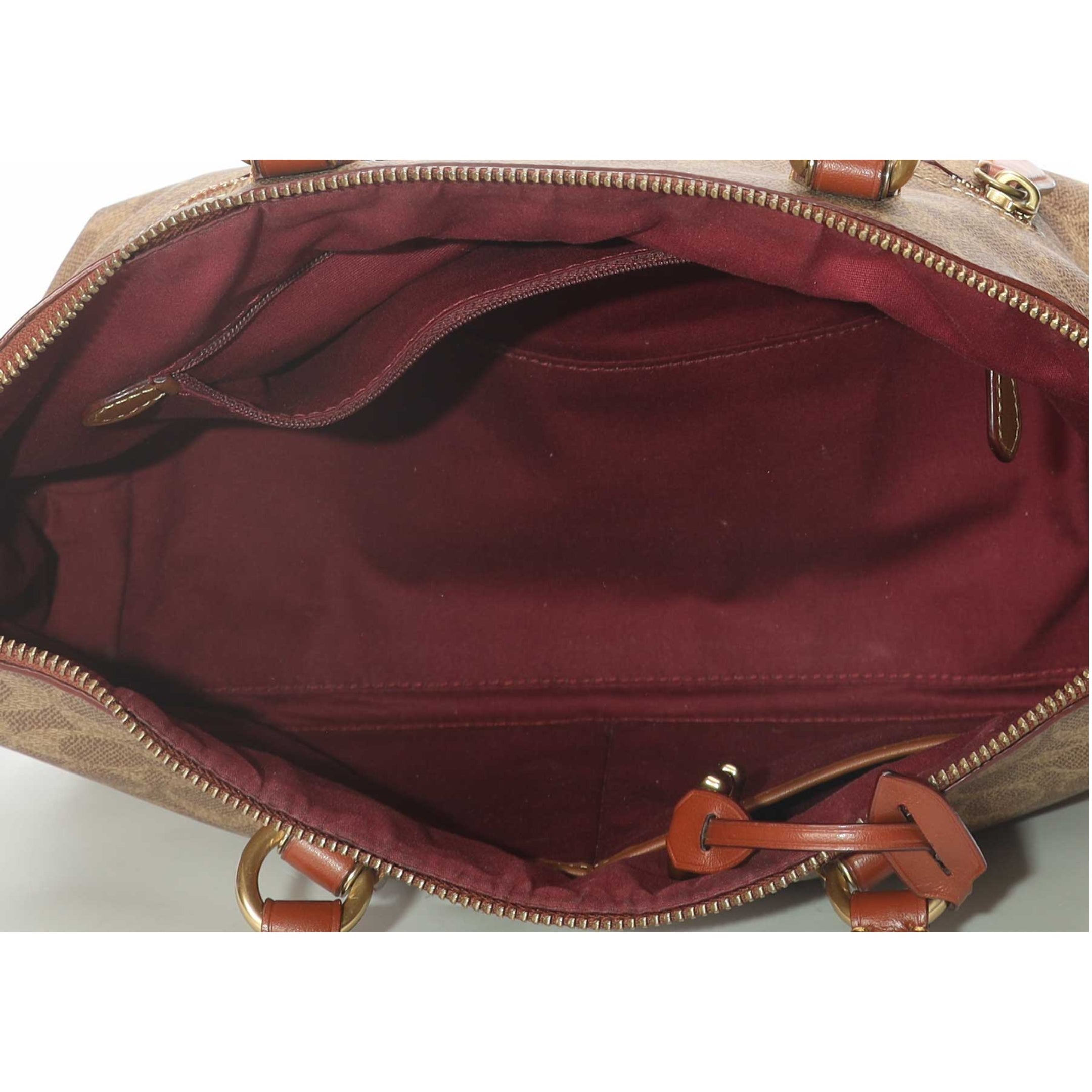 Coach Cara Signature Satchel