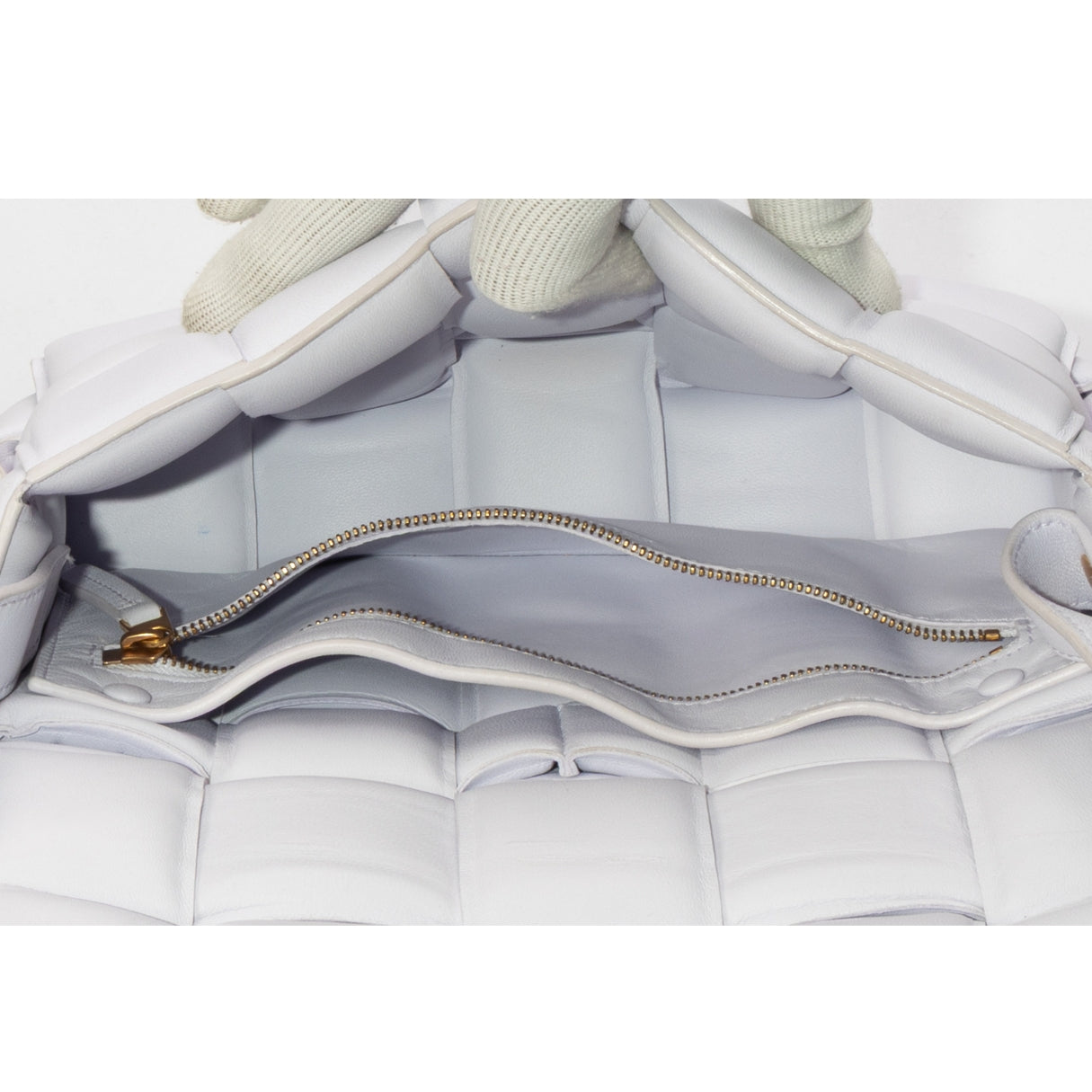 Bottega Venetta Lilac Padded Cassette Crossbody Bag