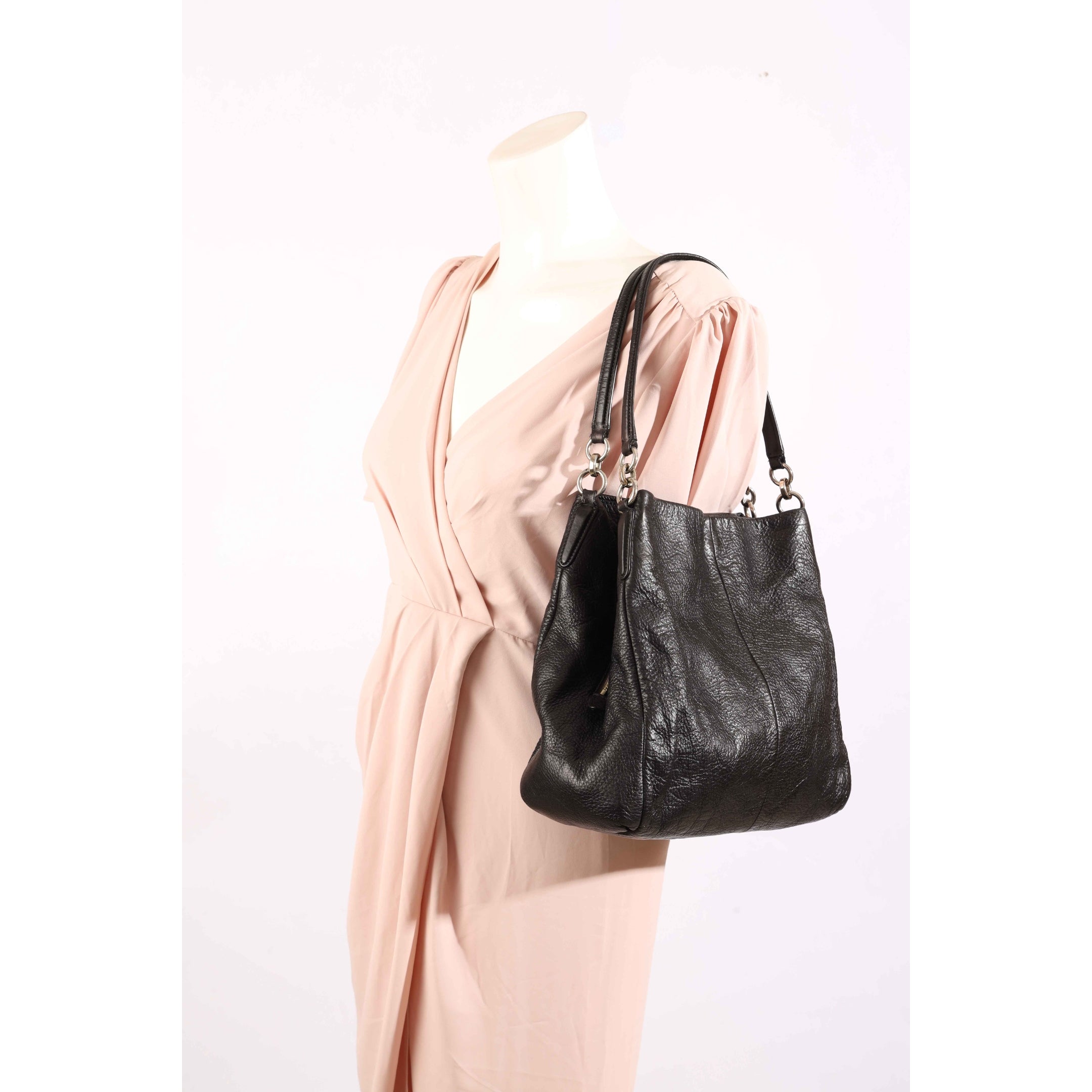 Coach Black Edie Hobo Bag