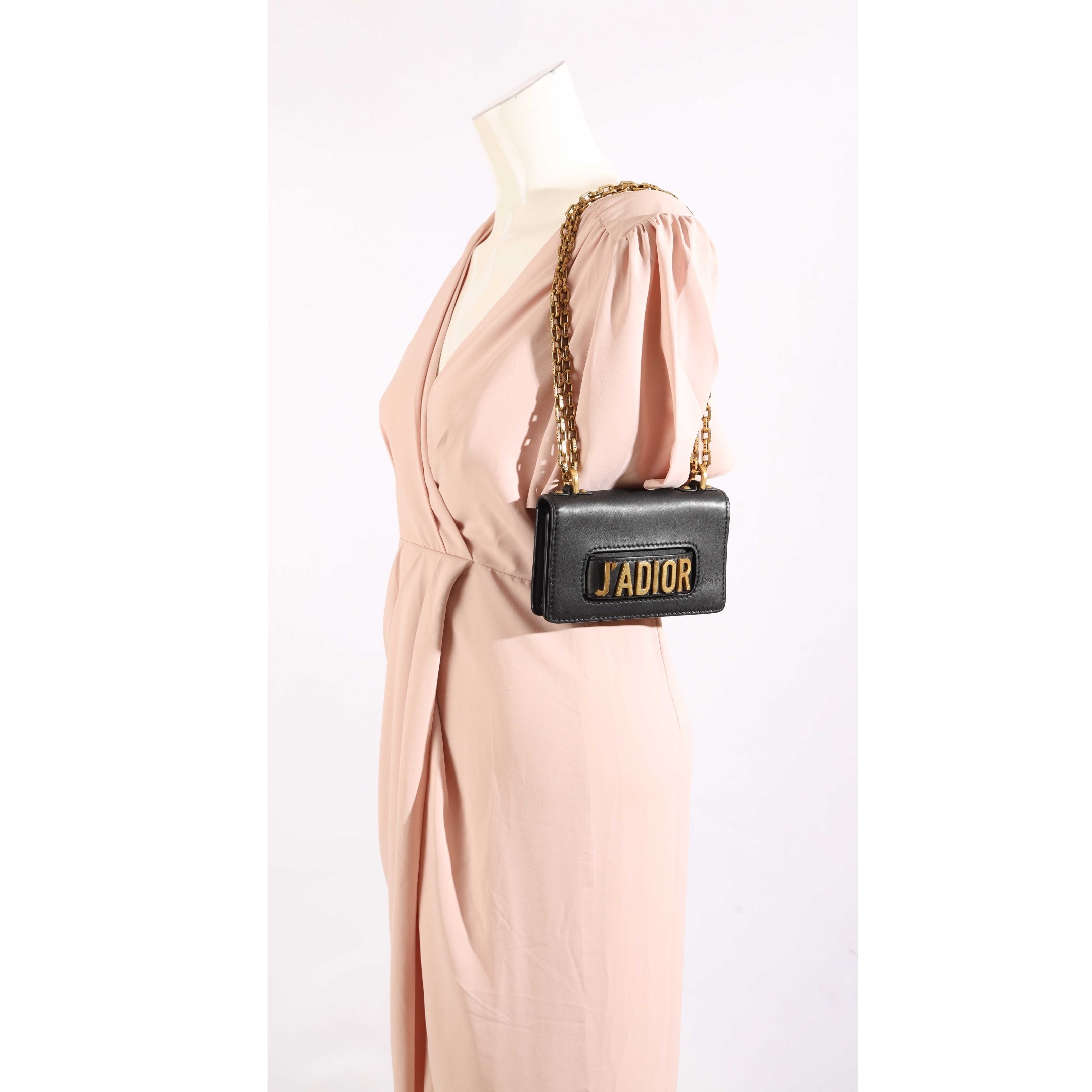 Dior Black J'adior Chain Shoulder Bag