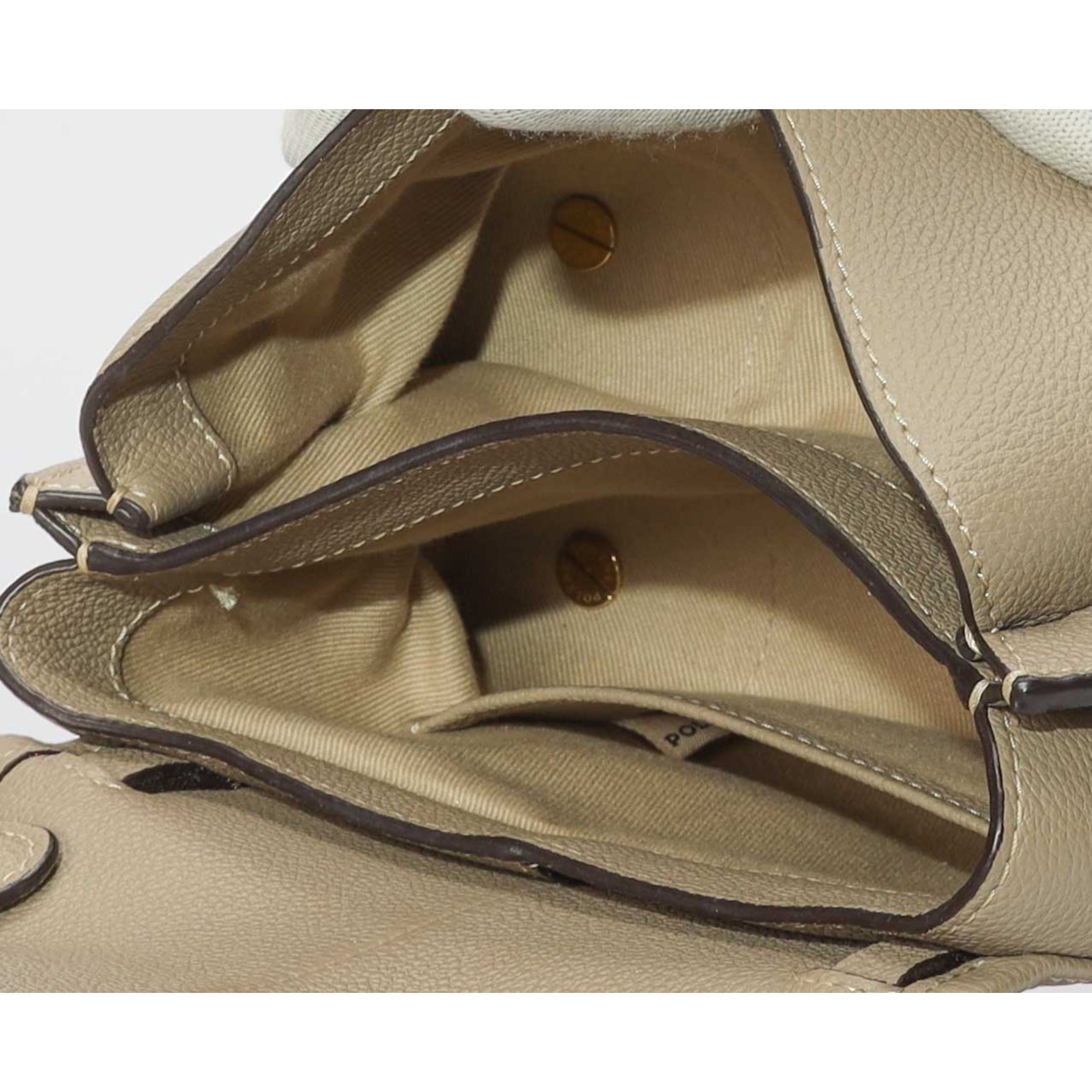 Polene Mokki Mini Edition Taupe Sling Bag