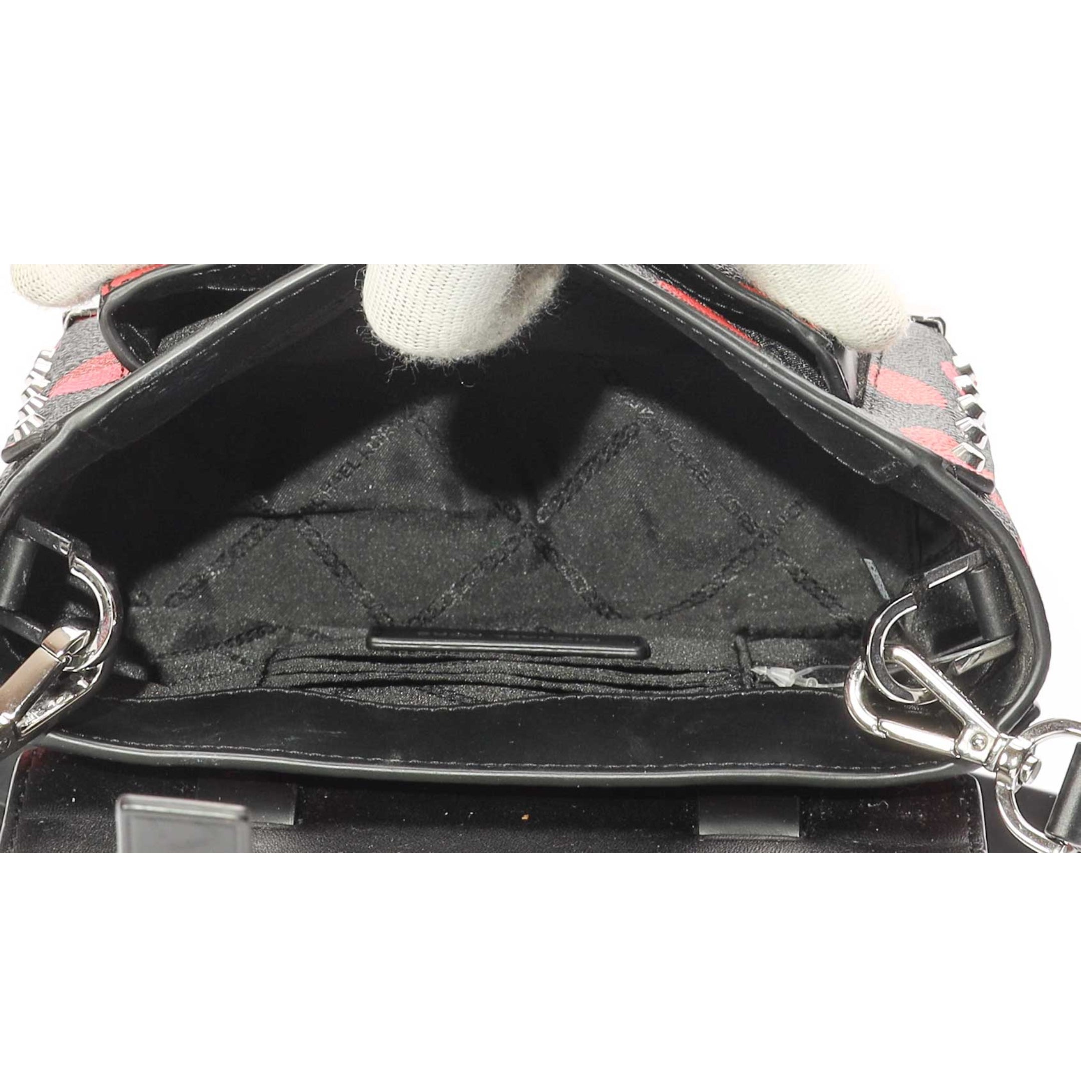 Michael Kors Manhattan Logo Leaf Crossbody Bag