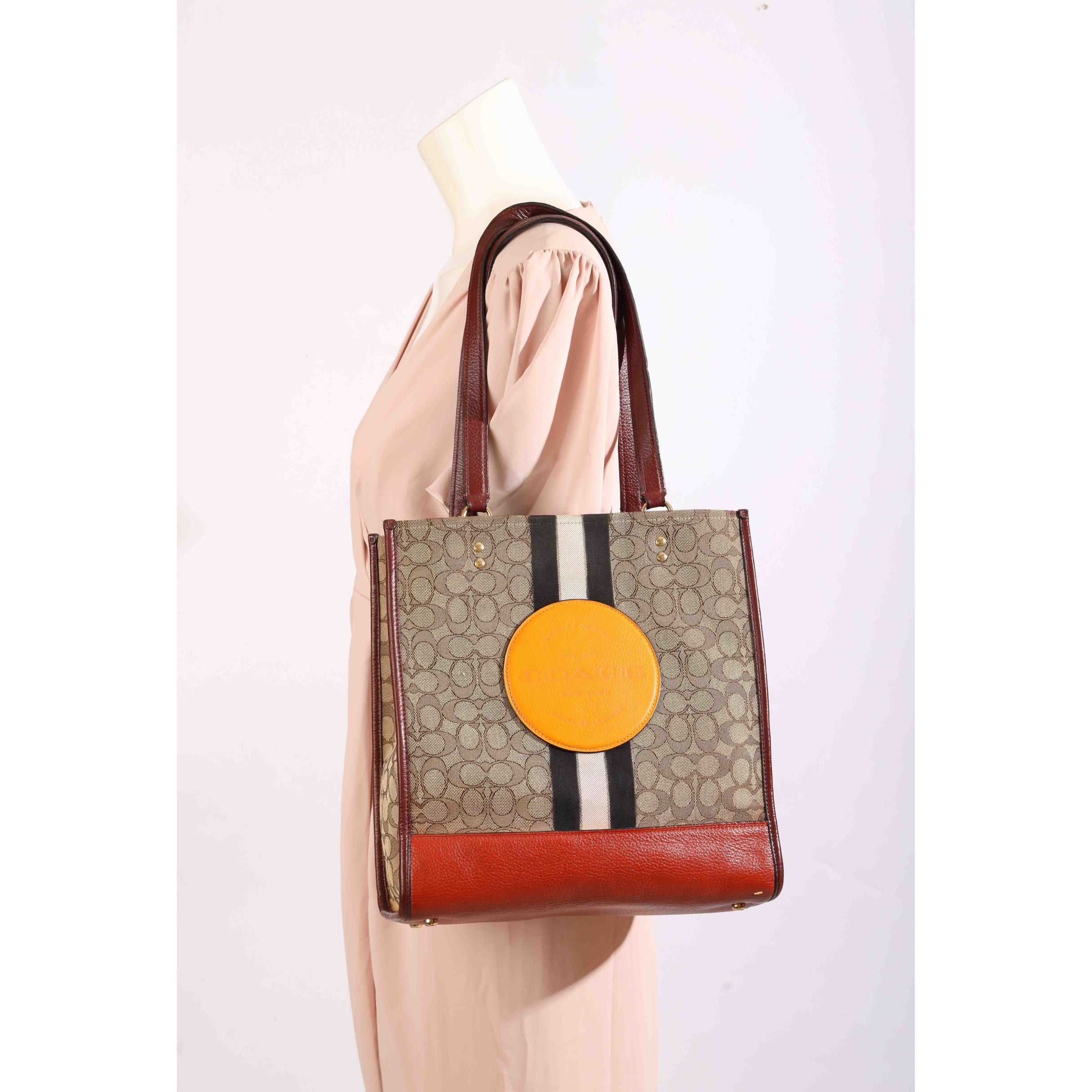 Coach Dempsey Signature Jacquard Carryall Tote