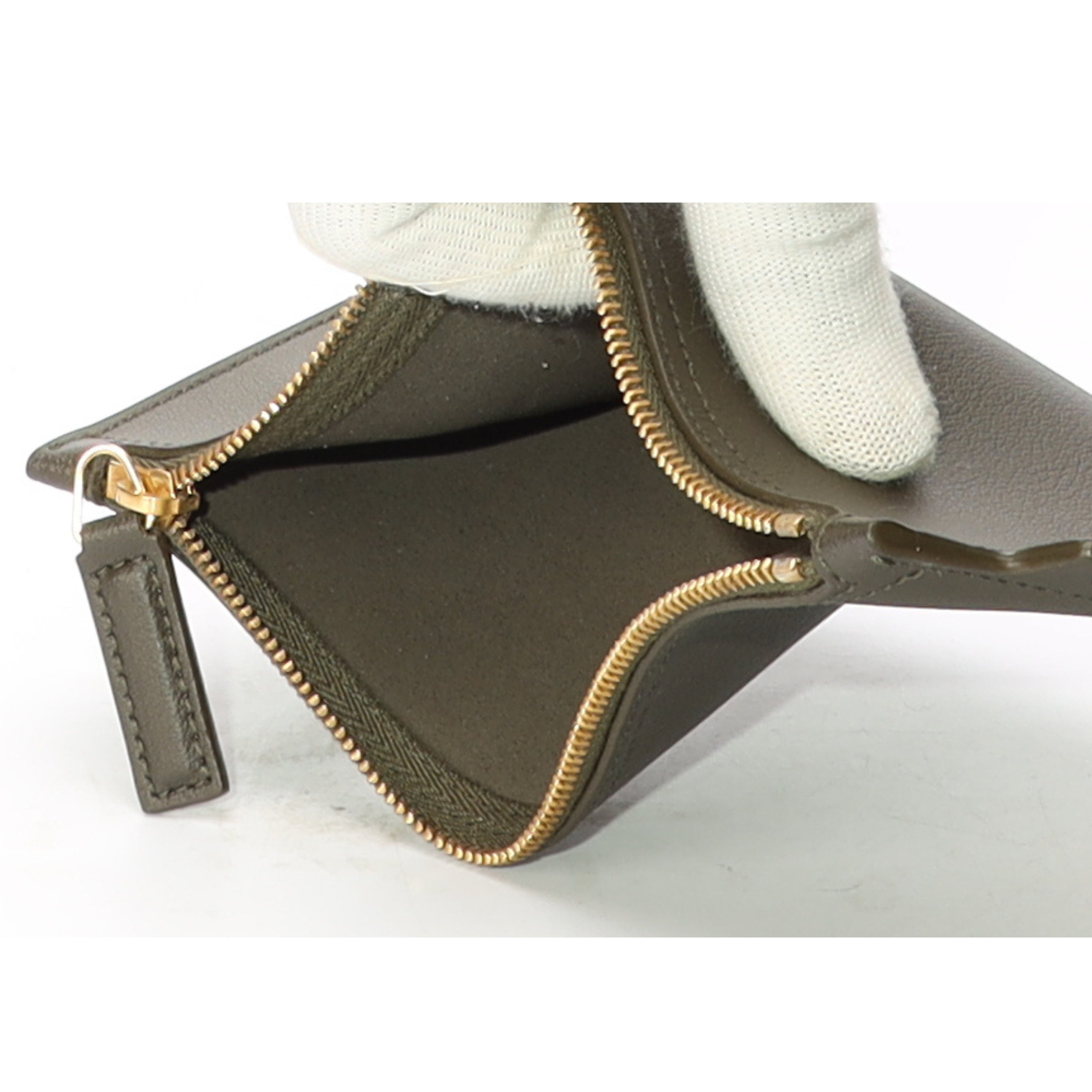 Yves Saint Laurent Olive Shopping Tote Bag