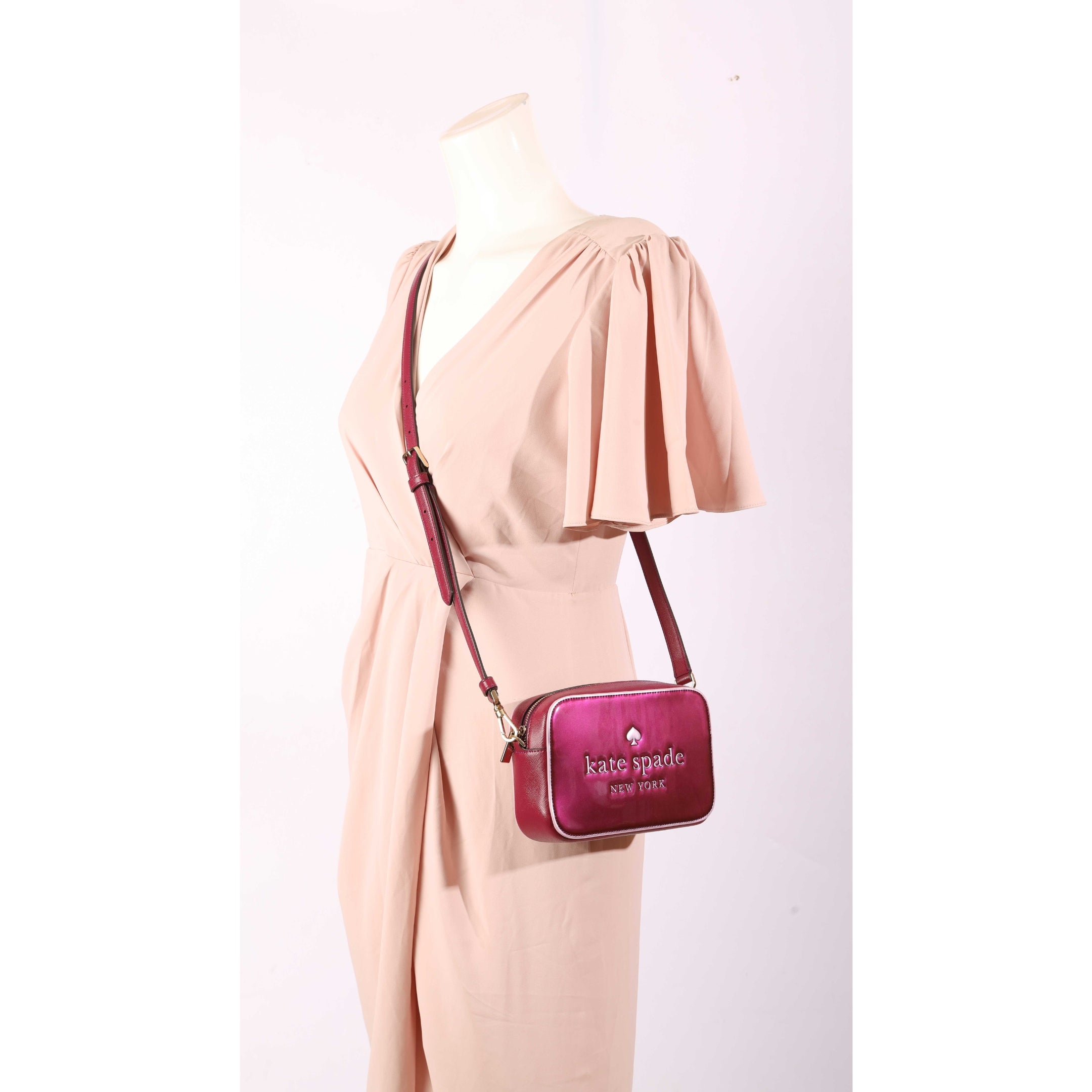 Kate Spade Purple Oh Snap Mini Camera Bag