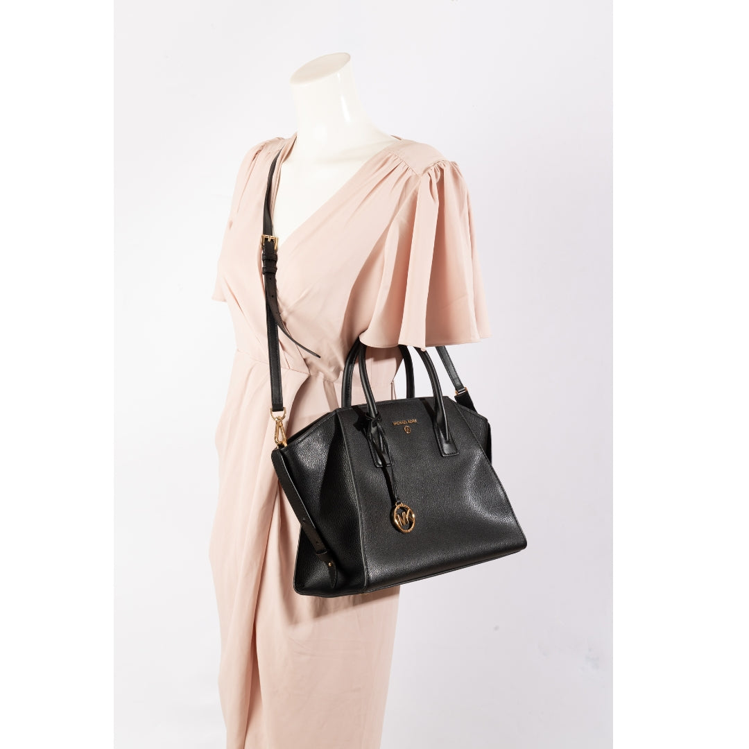Michael Kors Black Avril Satchel