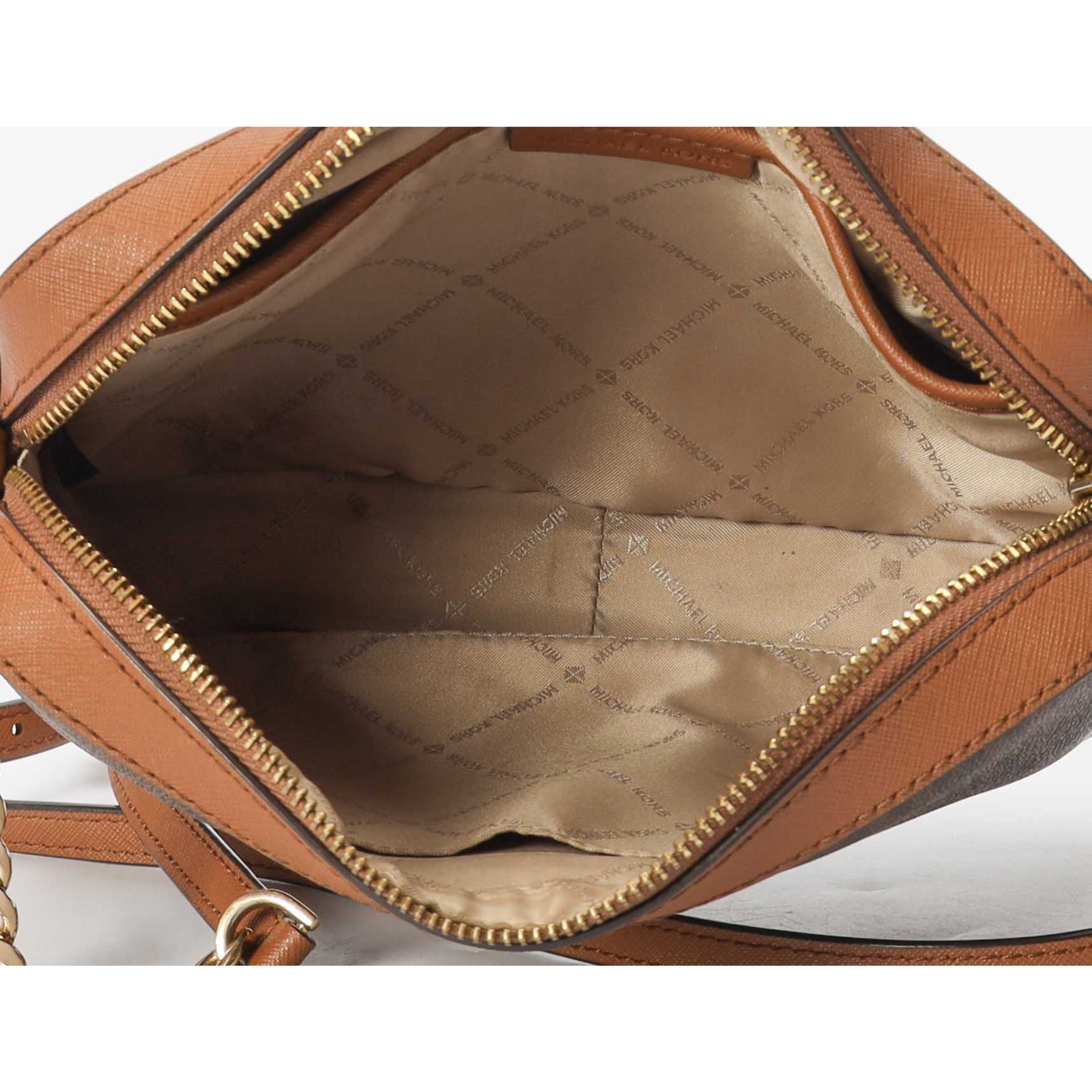 Michael Kors Jet Set Printed Logo Crossbody Bag