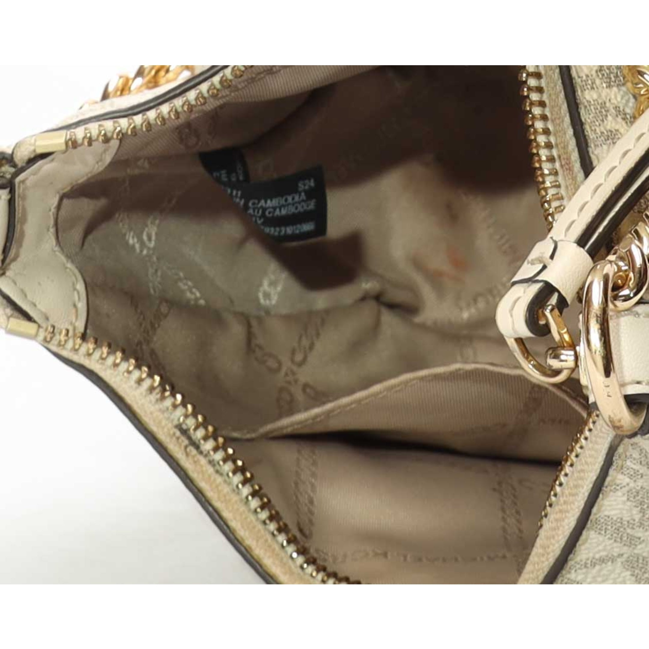 Michael Kors Jet Set Charm Logo Print Shoulder Bag