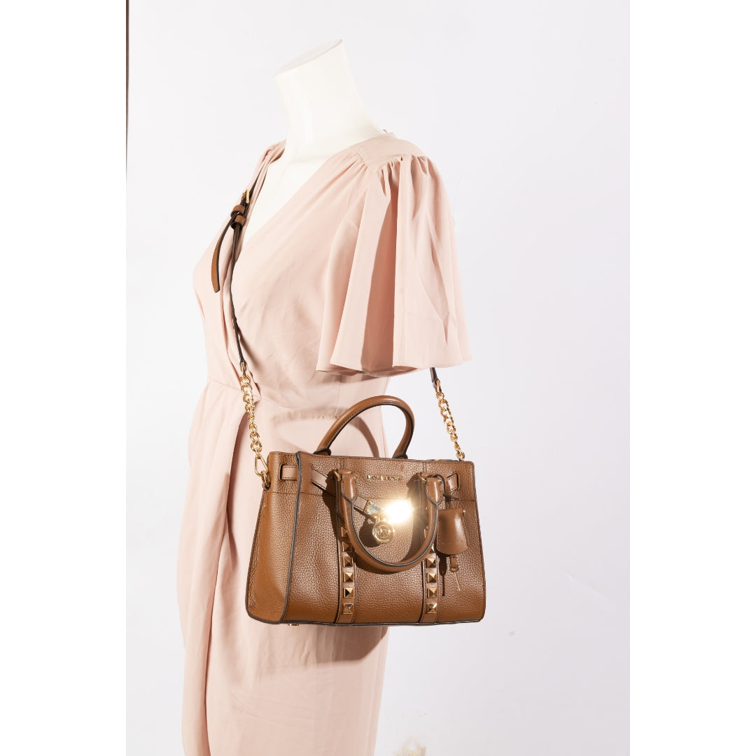 Michael Kors Nouveau Hamilton Tan Satchel