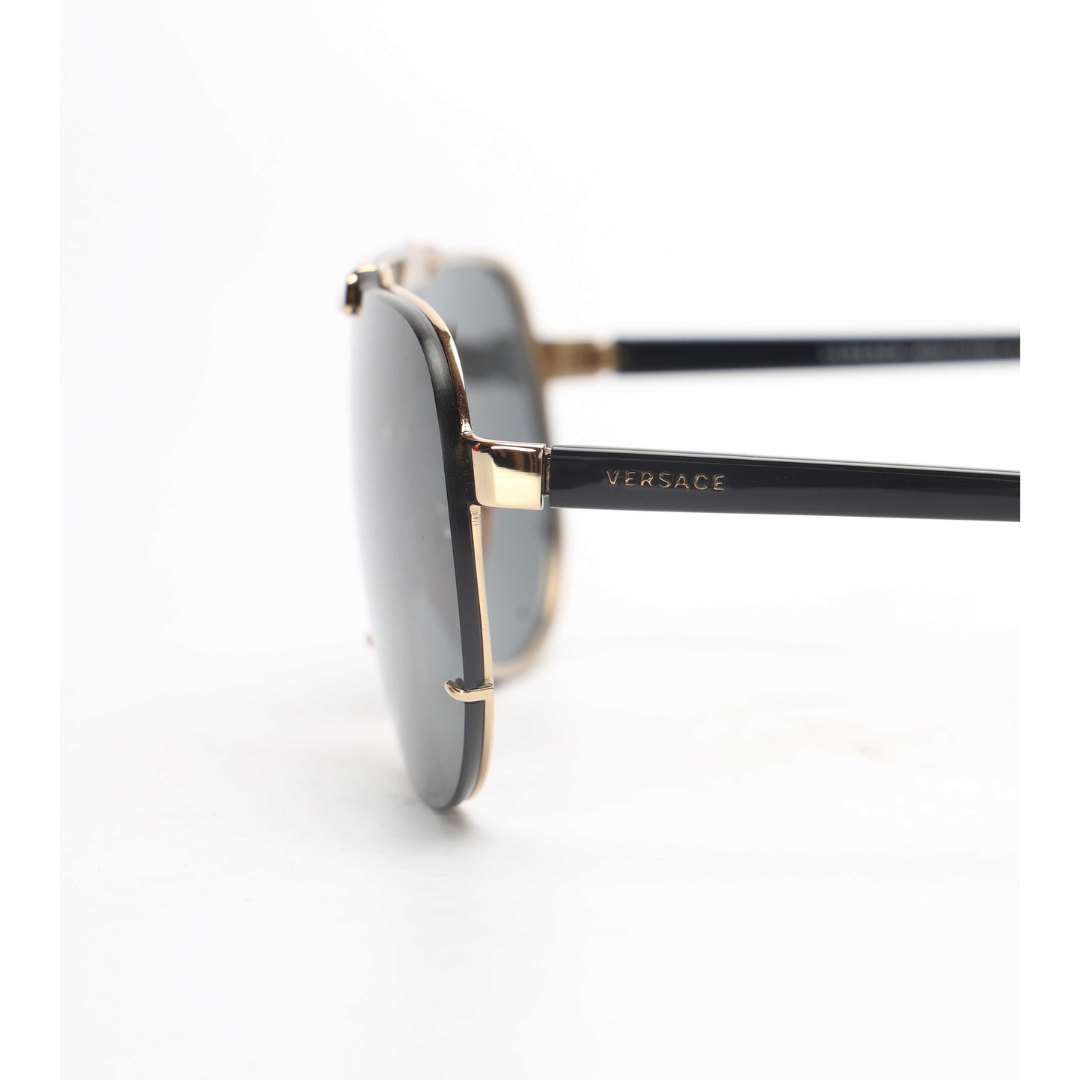 Versace Black Shield Sunglasses