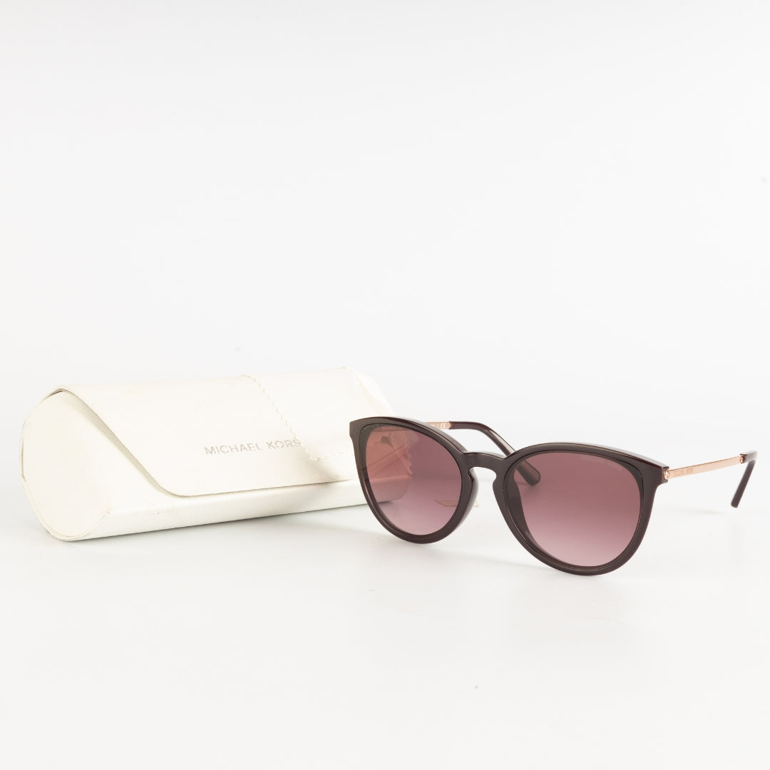 Michael Kors Cordovan Gradient Round Sunglasses