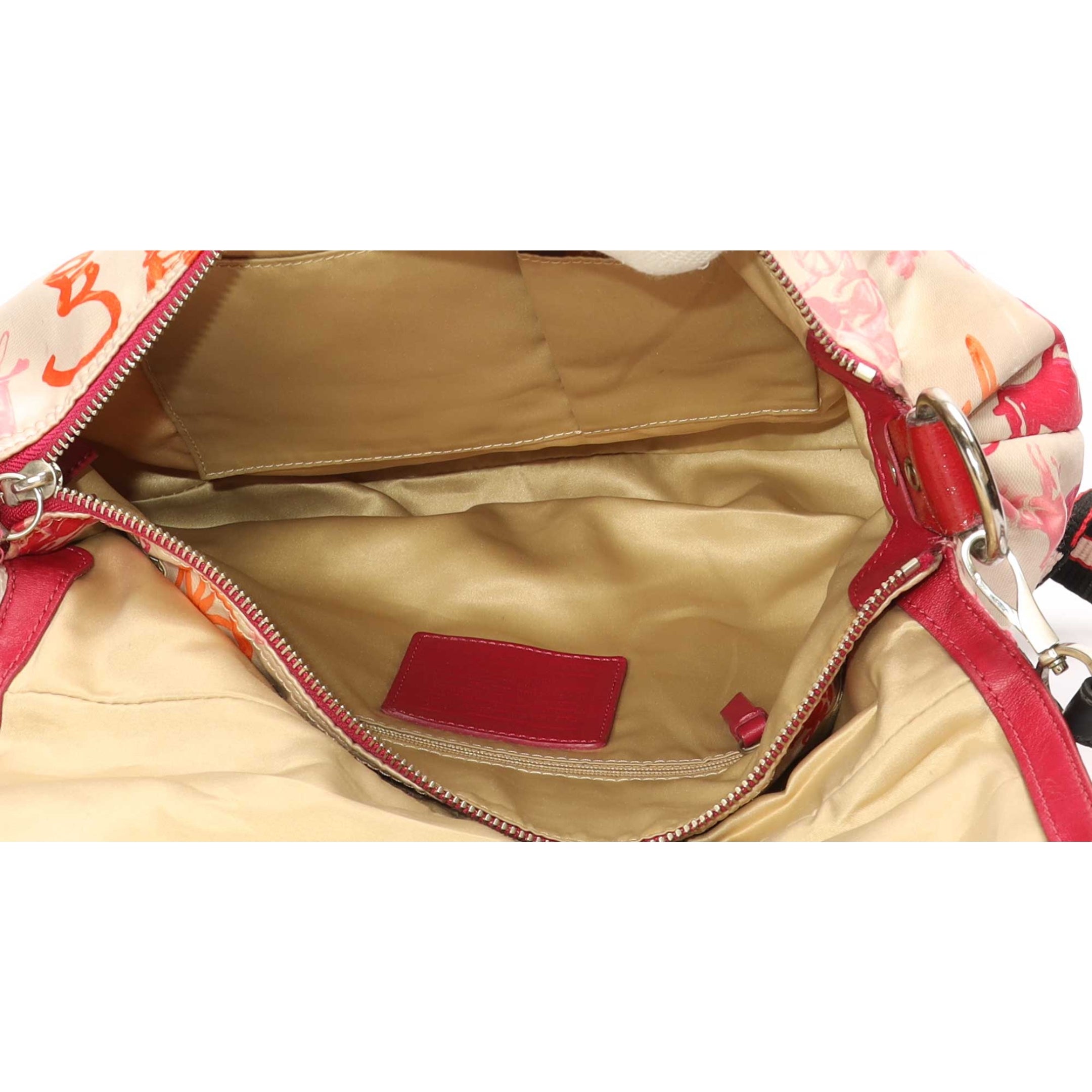 Coach Carriage Print Flap Crossbody Bag