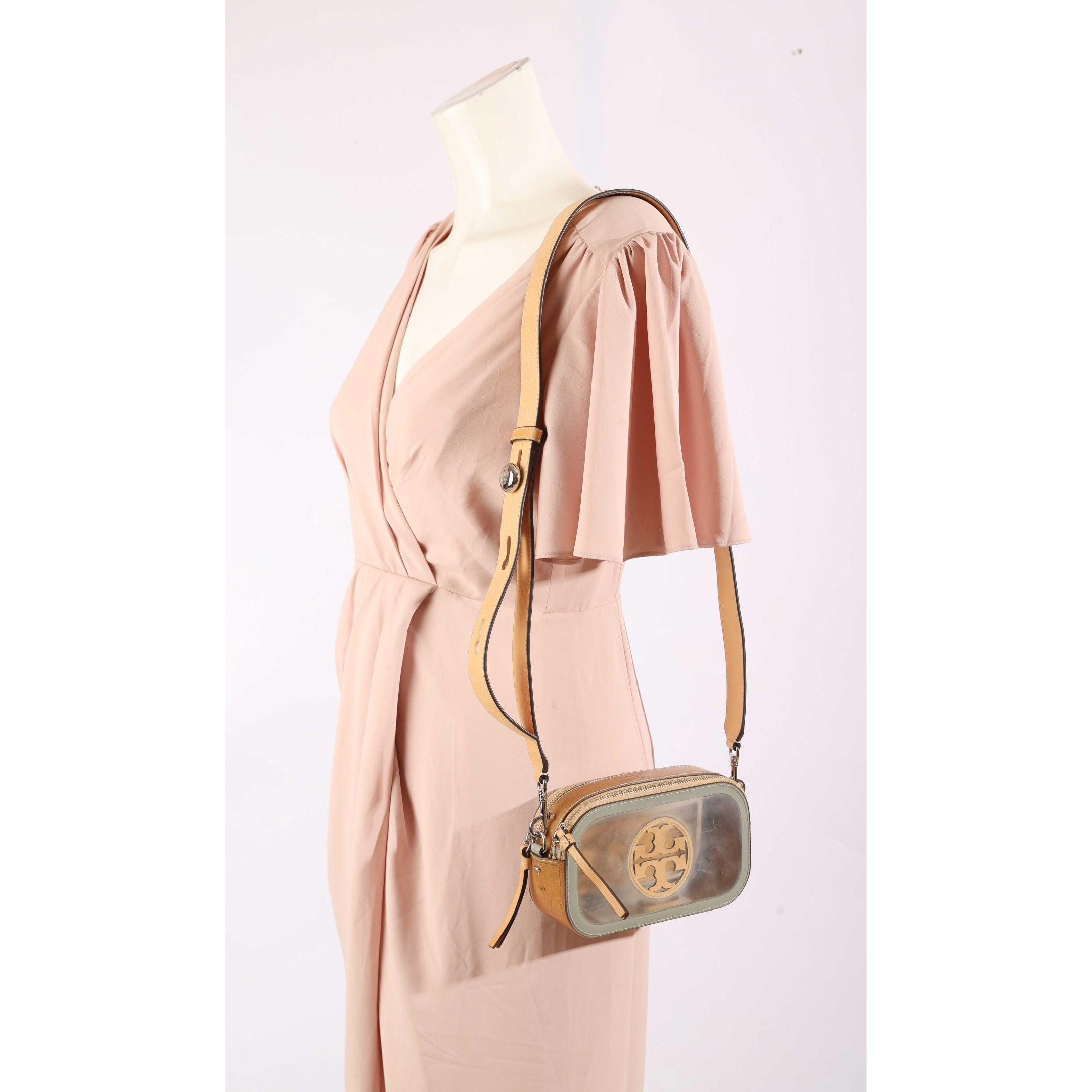 Tory Burch Mini Miller Clear Crossbody Bag