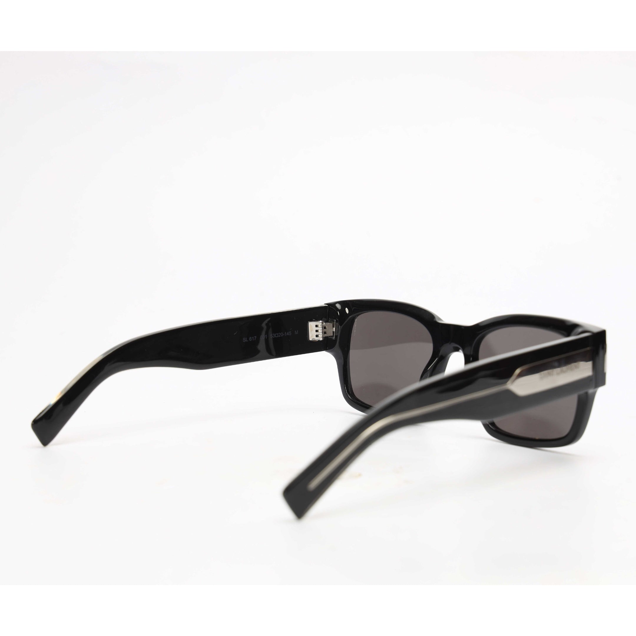 Saint Laurent Black Square Acetate Sunglasses