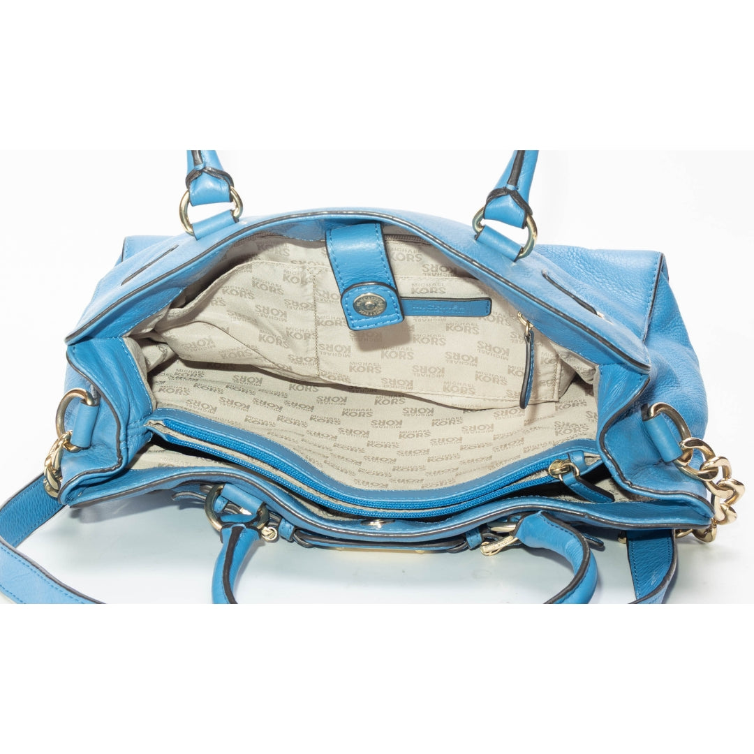 Michael Kors Blue Hamilton Large Convertible Tote