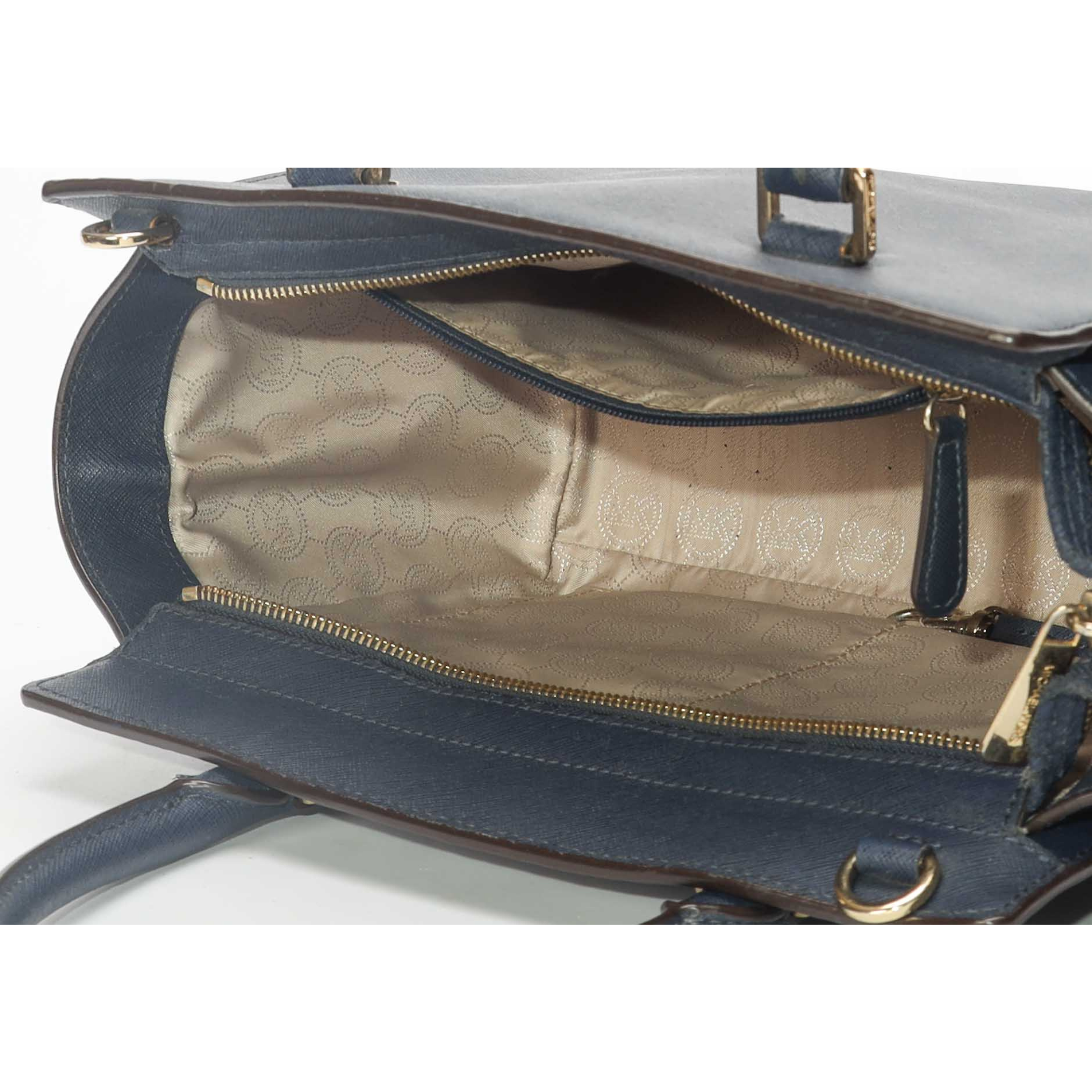 Michael Kors Selma Blue Satchel