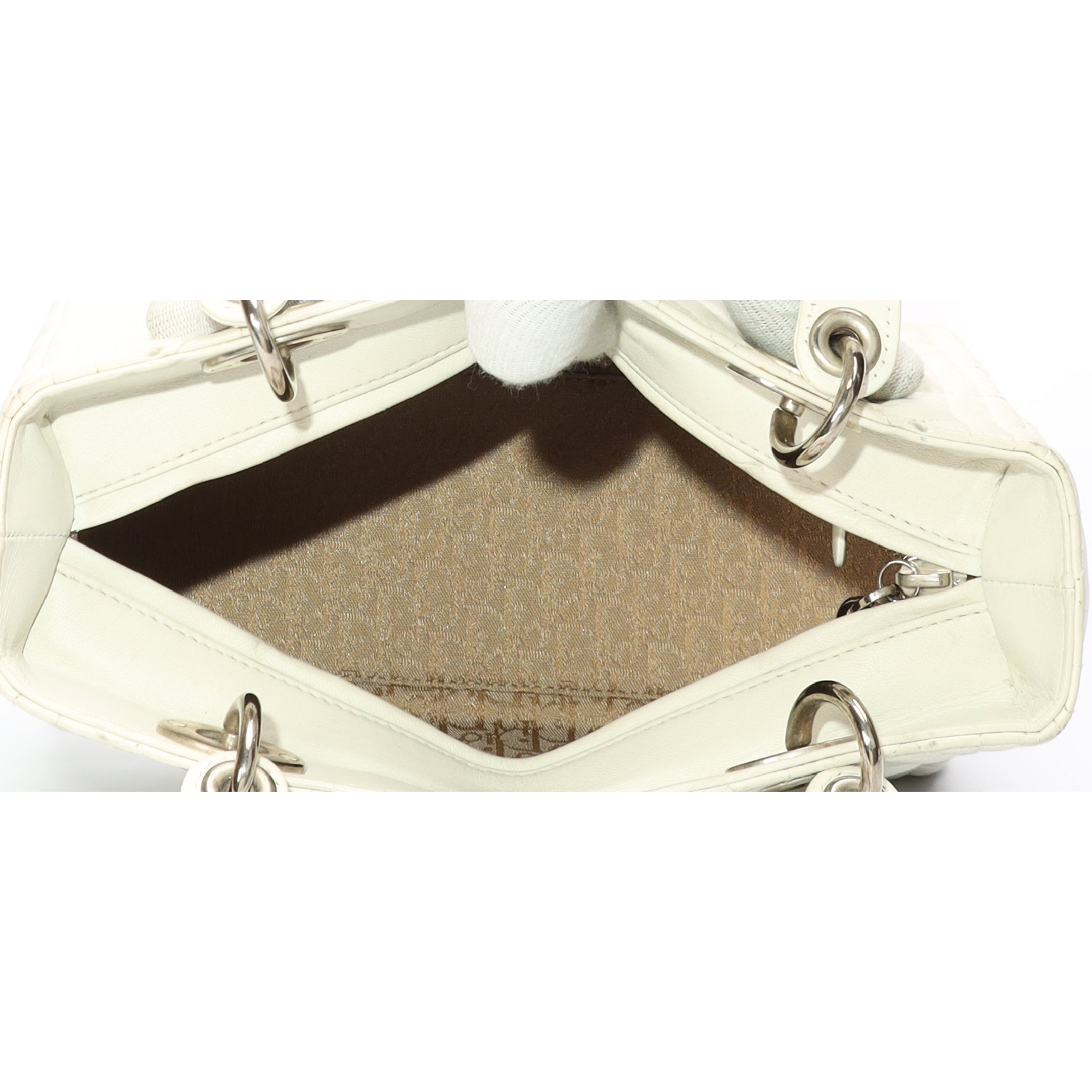 Dior White Lady Dior Bag