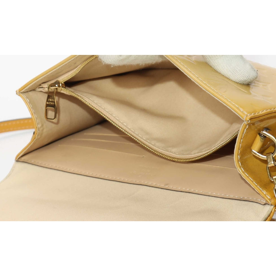 Louis Vuitton Patent Yellow Crossbody Bag