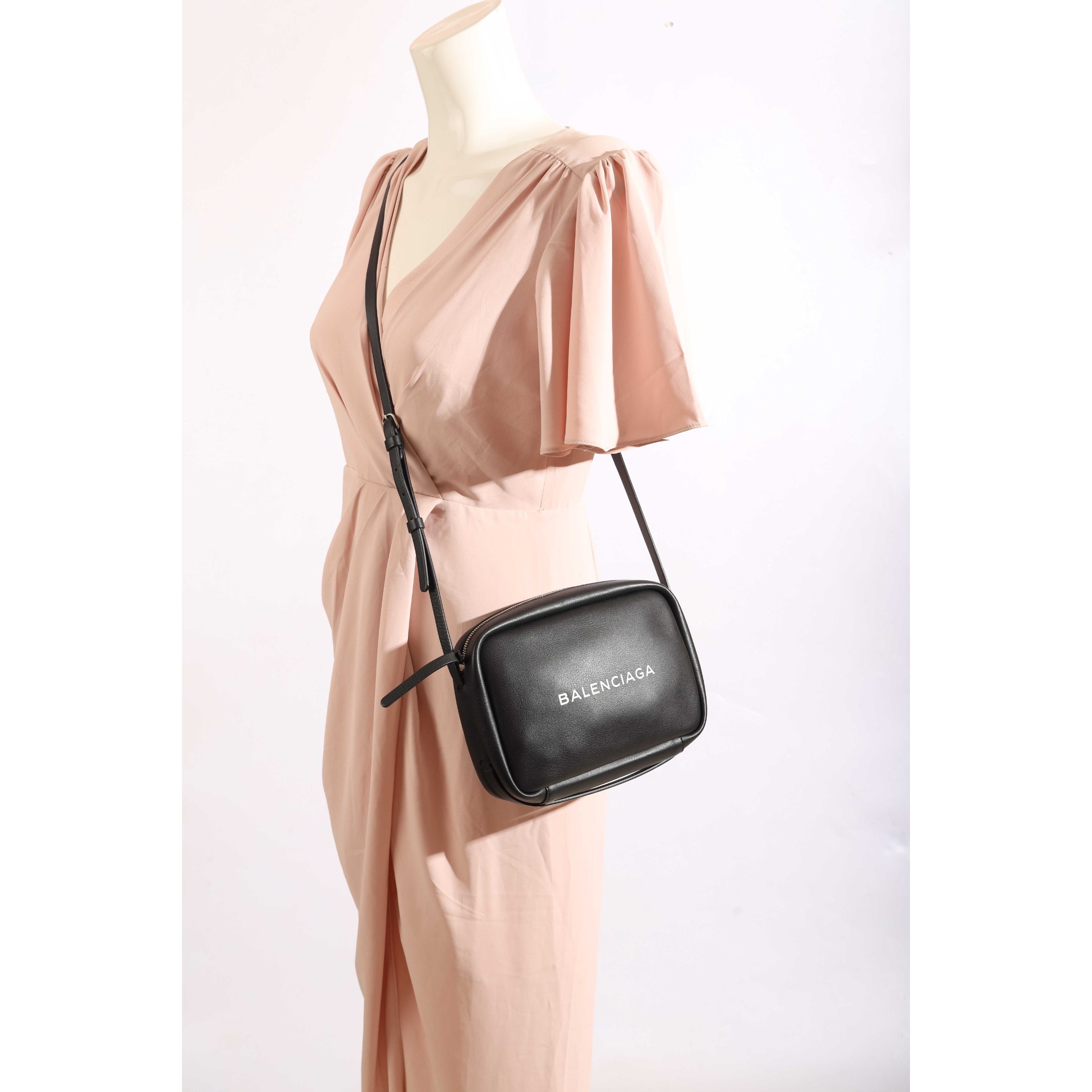 Balenciaga Black Everyday Camera Crossbody Bag