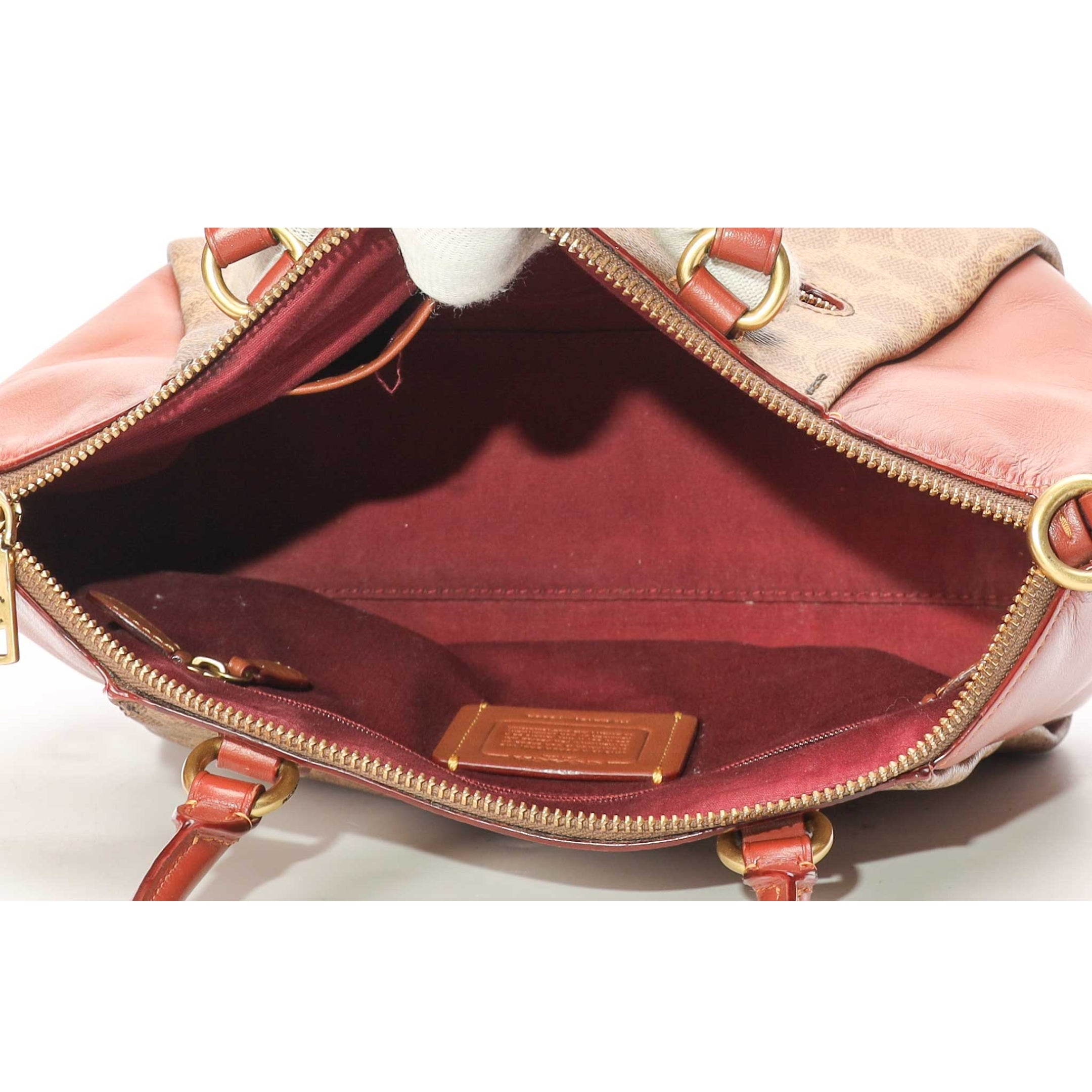Coach Elise Signature Canvas Satchel