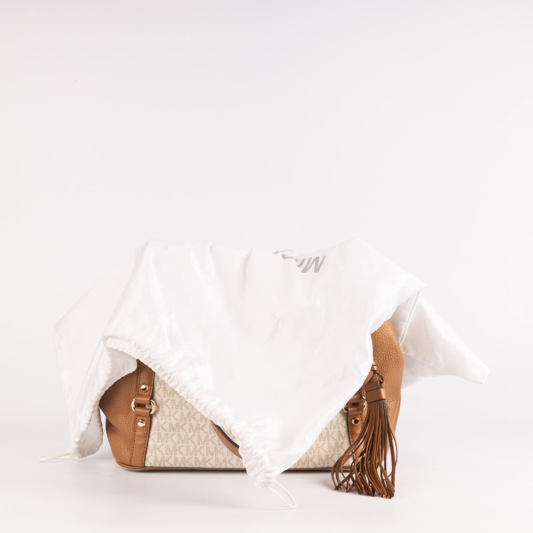 Michael Kors Carrie Large Logo Shoulder Bag