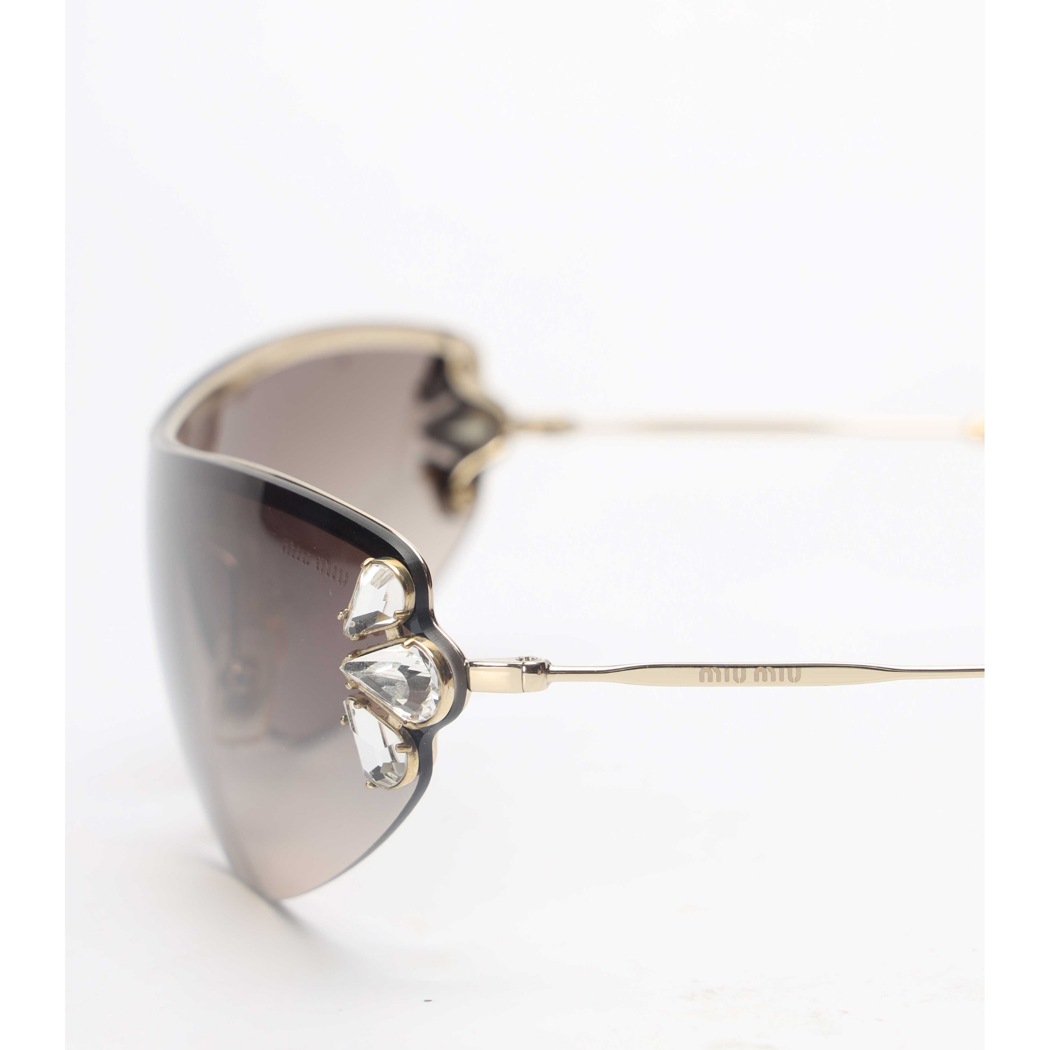 Miu Miu Shield Gradient Sunglasses
