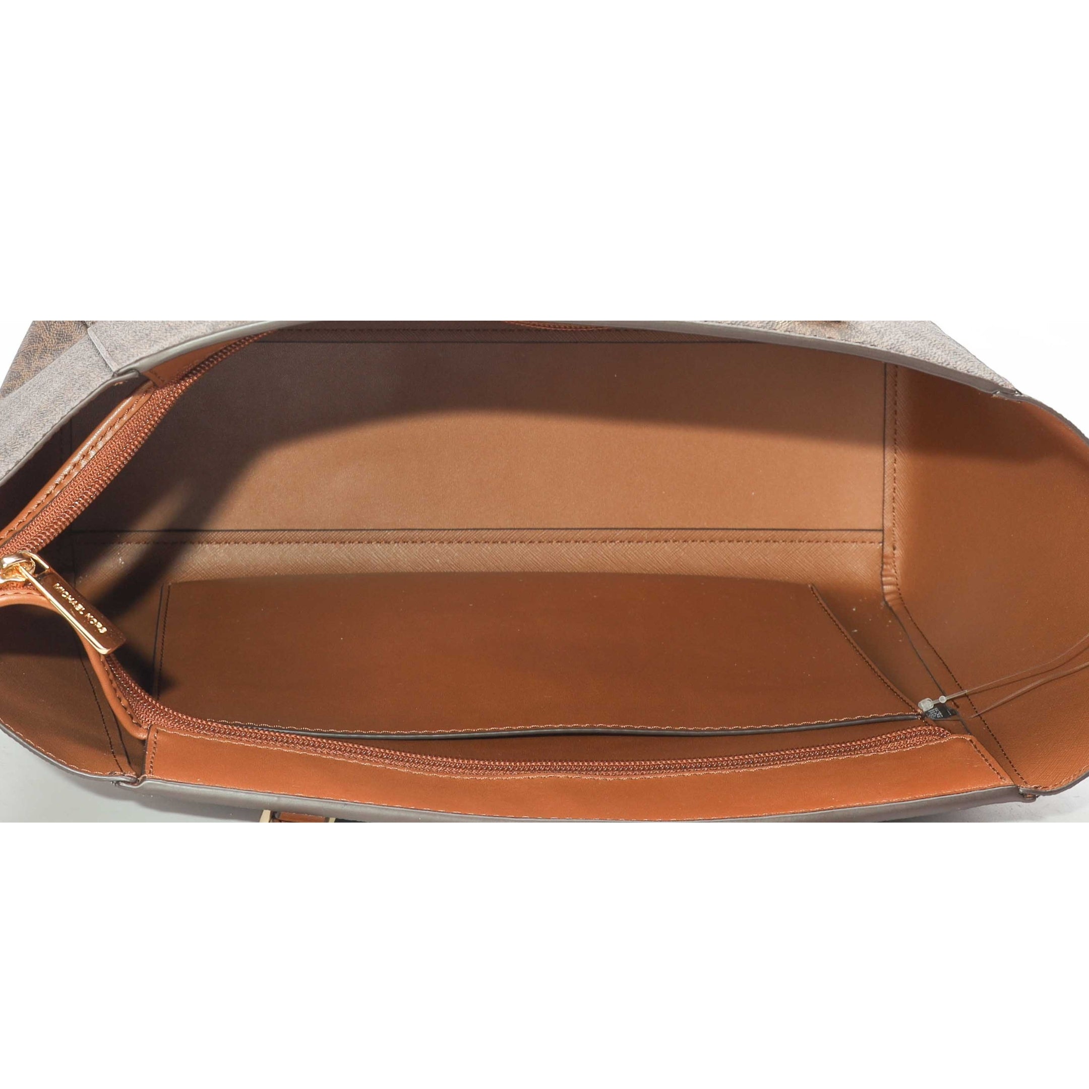Michael Kors Charlotte Brown Signature Logo Tote