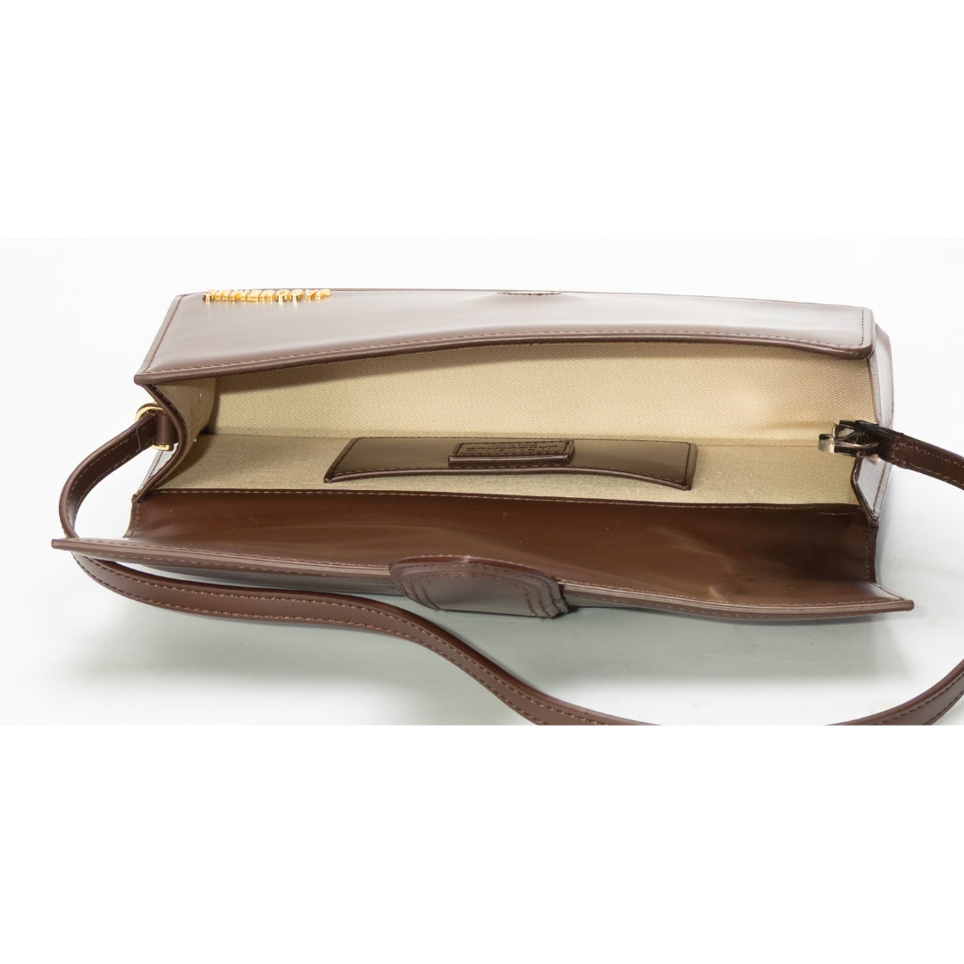 Jacquemus The Bambino Flap Bag Brown