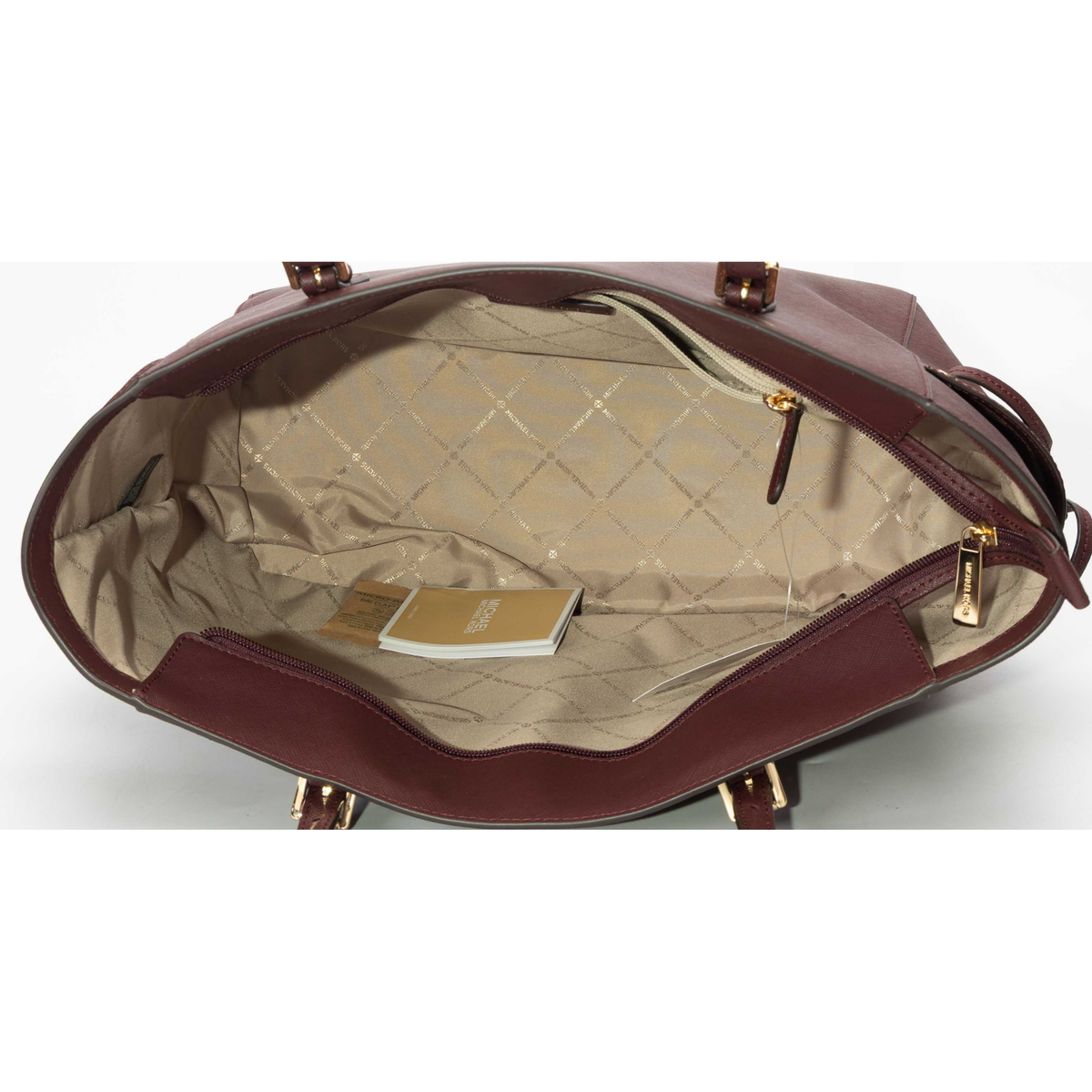Michael Kors Gilly Burgundy Tote