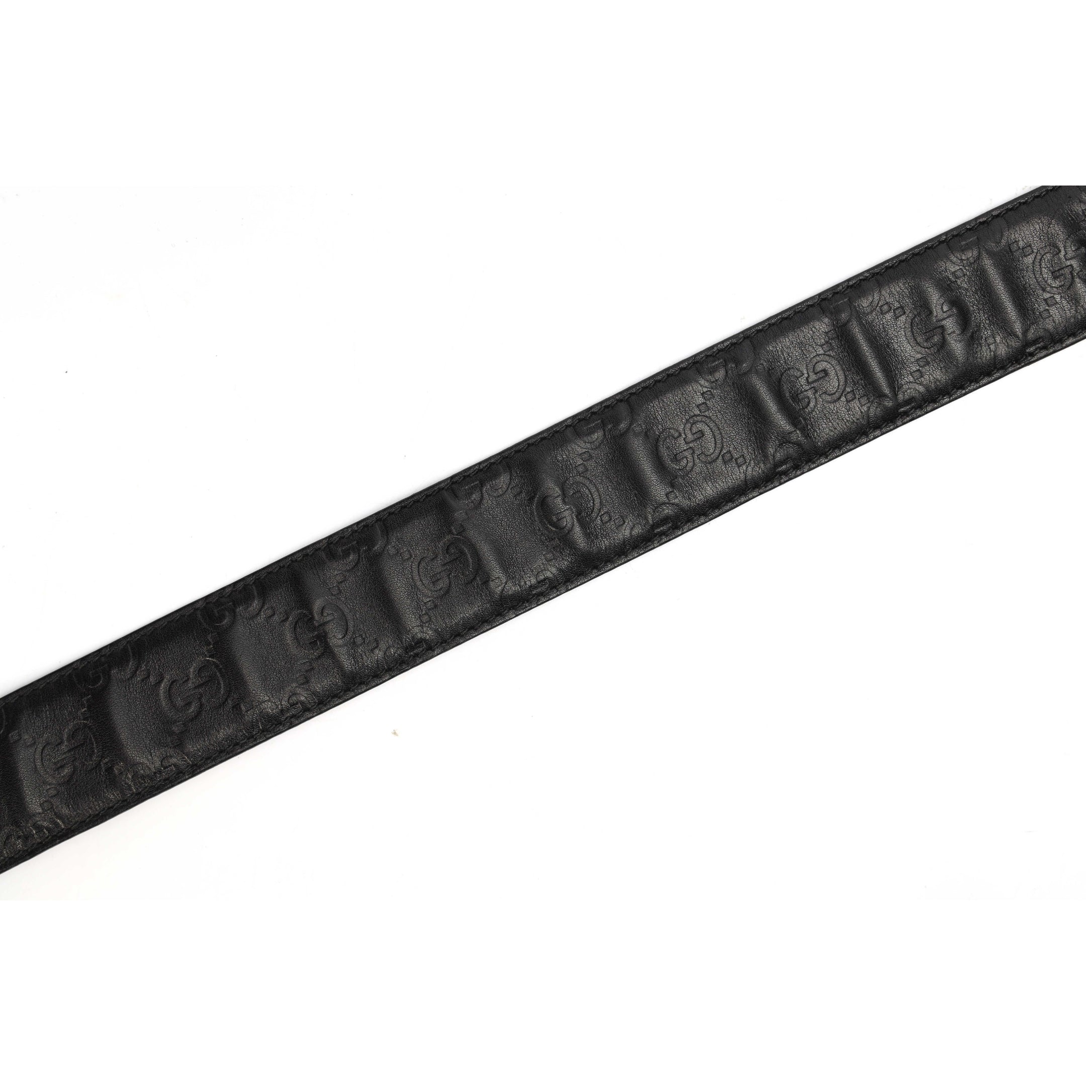 Gucci Brown GG Logo Casual Belt