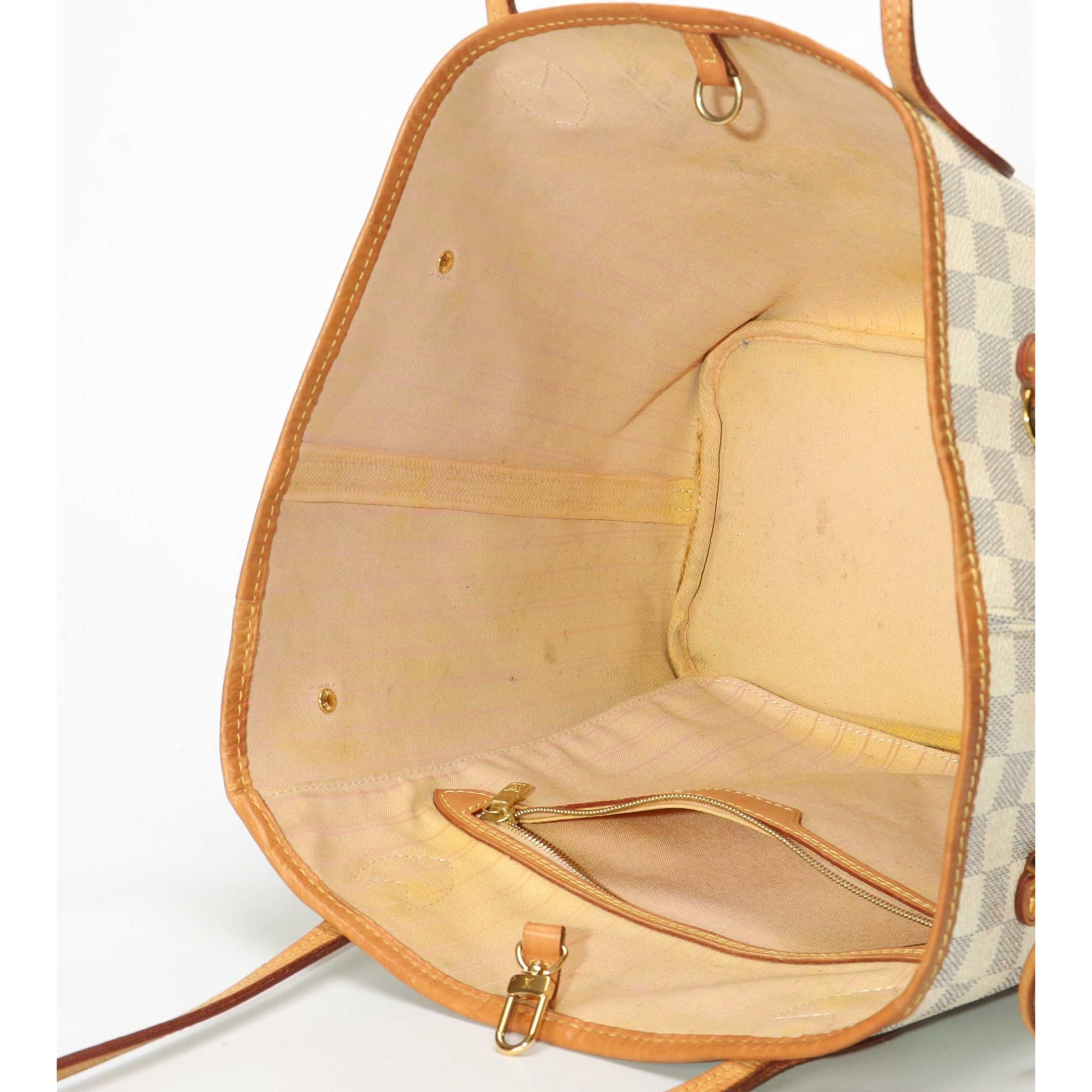 Louis Vuitton Beige Neverfull Tote